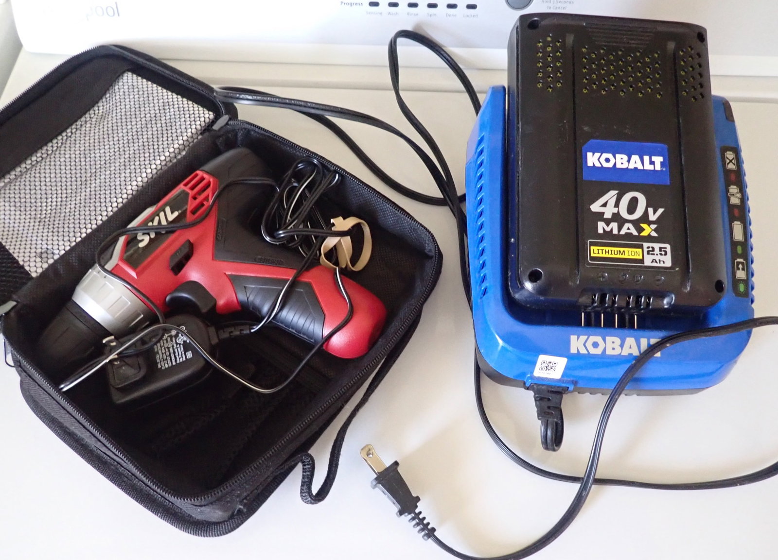 Skil Drill & Kobalt 40v Max Battery & Charger: NO in house shipping !