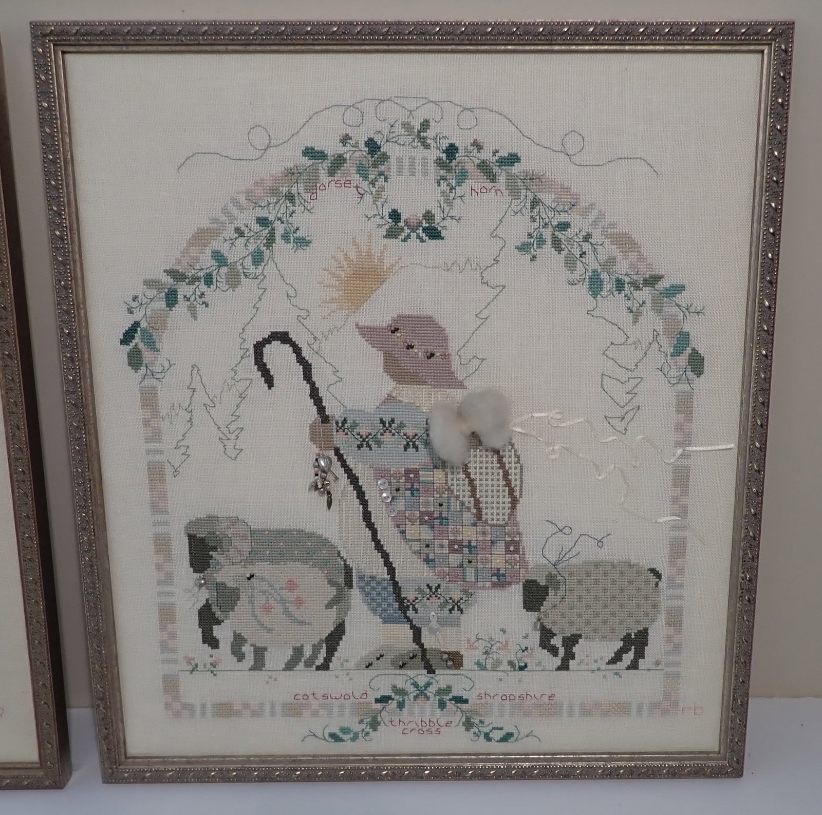2 Roberta Bell Needlepoints - 2
