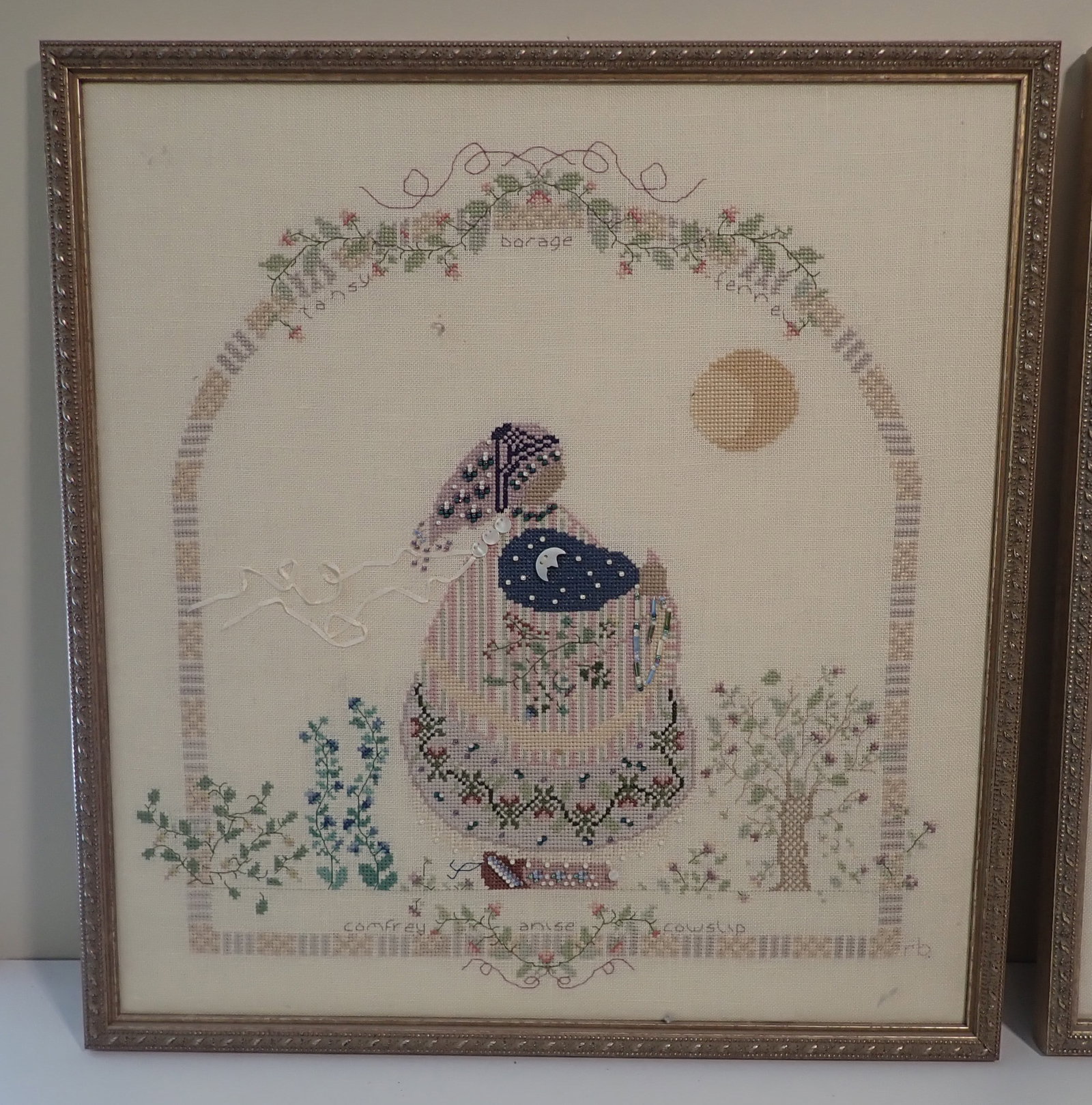 2 Roberta Bell Needlepoints - 3