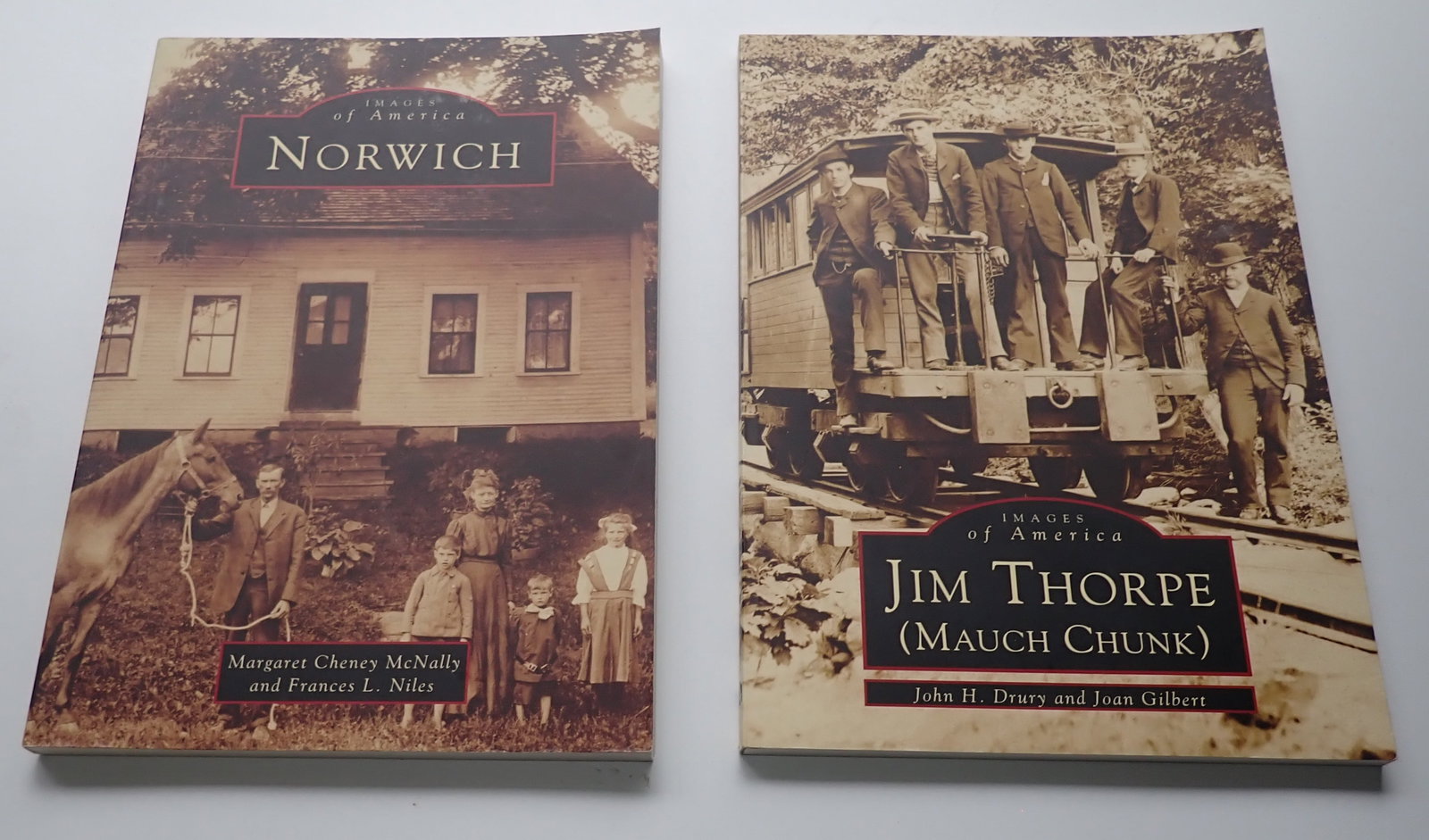 Jim Thorpe & Norwich Images of America Books: Shipping available