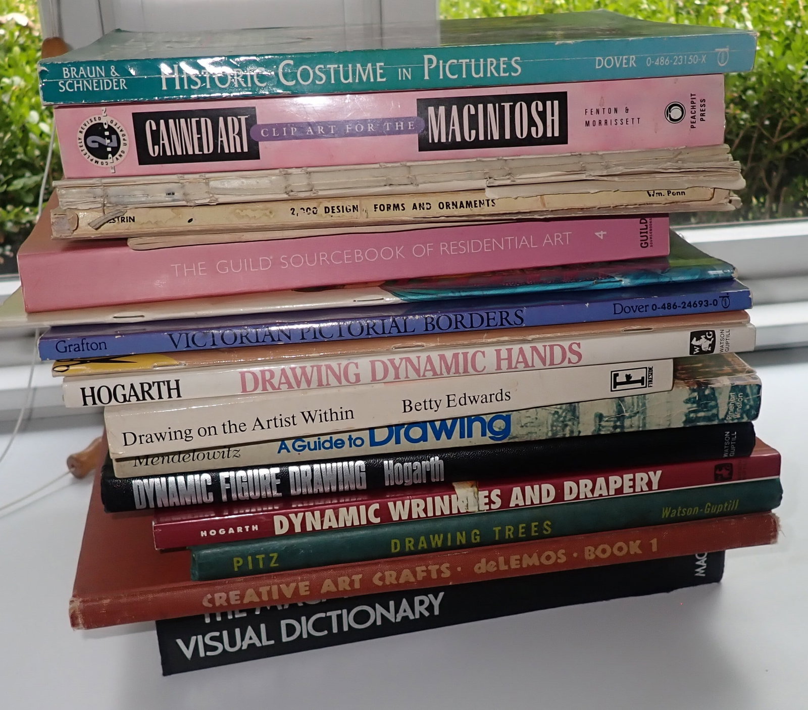 Drawing & Misc Books: Shipping available ($20 handling charge, plus postage)
