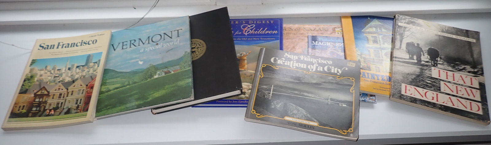 Books incl San Francisco , Philadelphia, & New England: Shipping available