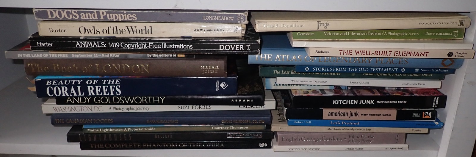 Lot of Misc Books: Shipping available ($20 handling charge, plus postage)