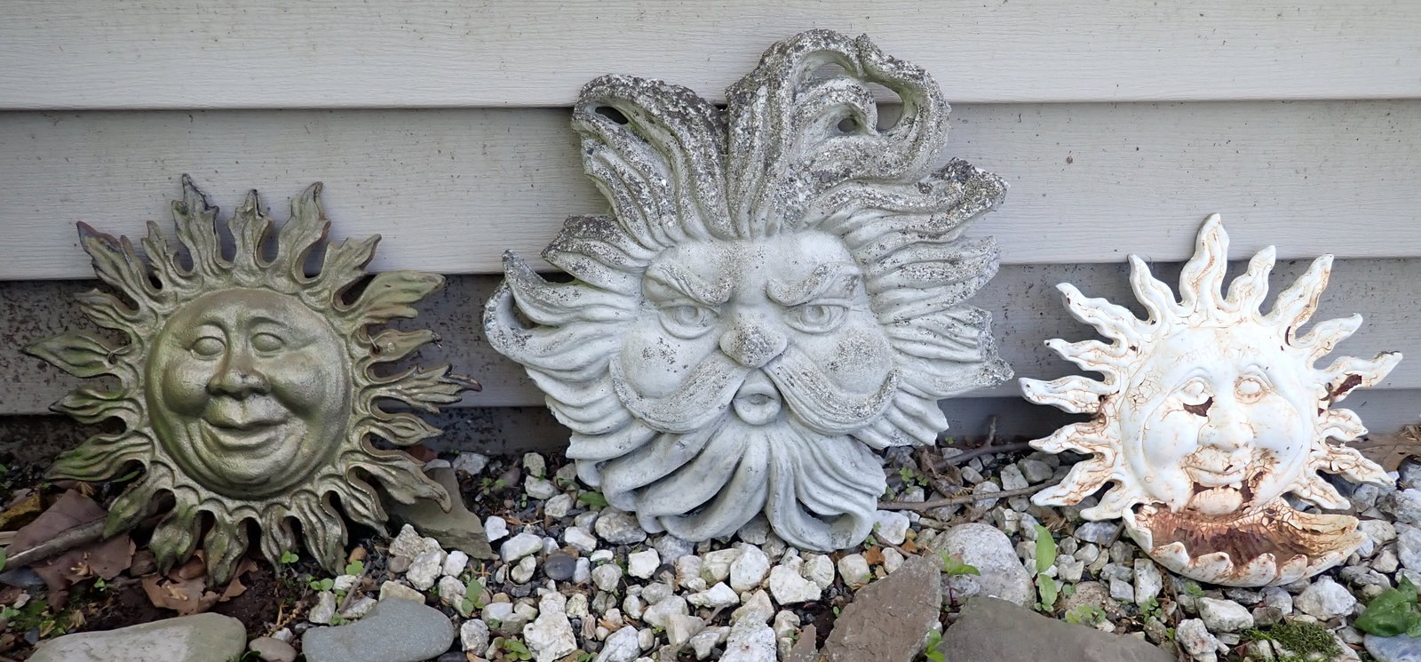 Sun Face Wall Plaques (1 of 4)