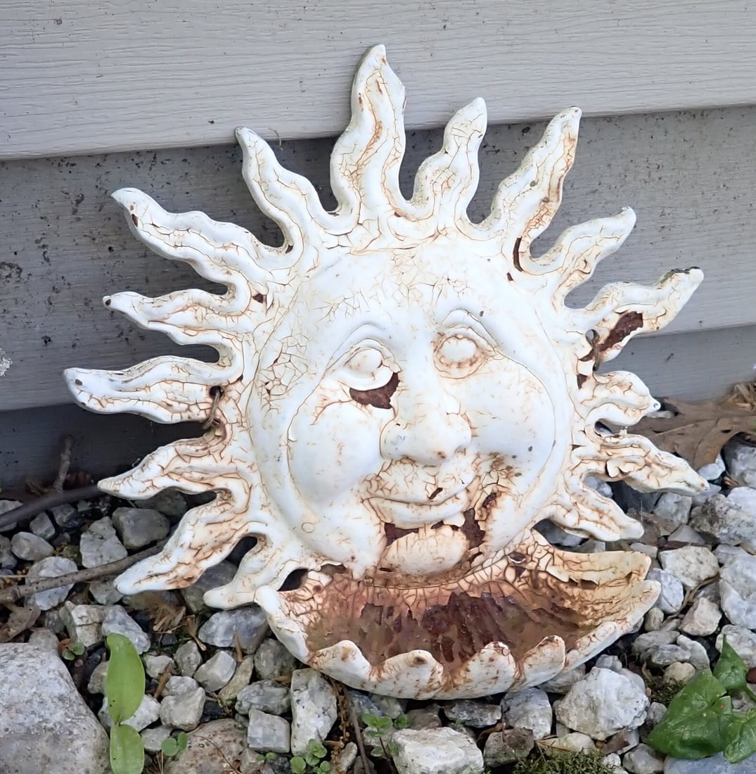Sun Face Wall Plaques - 2