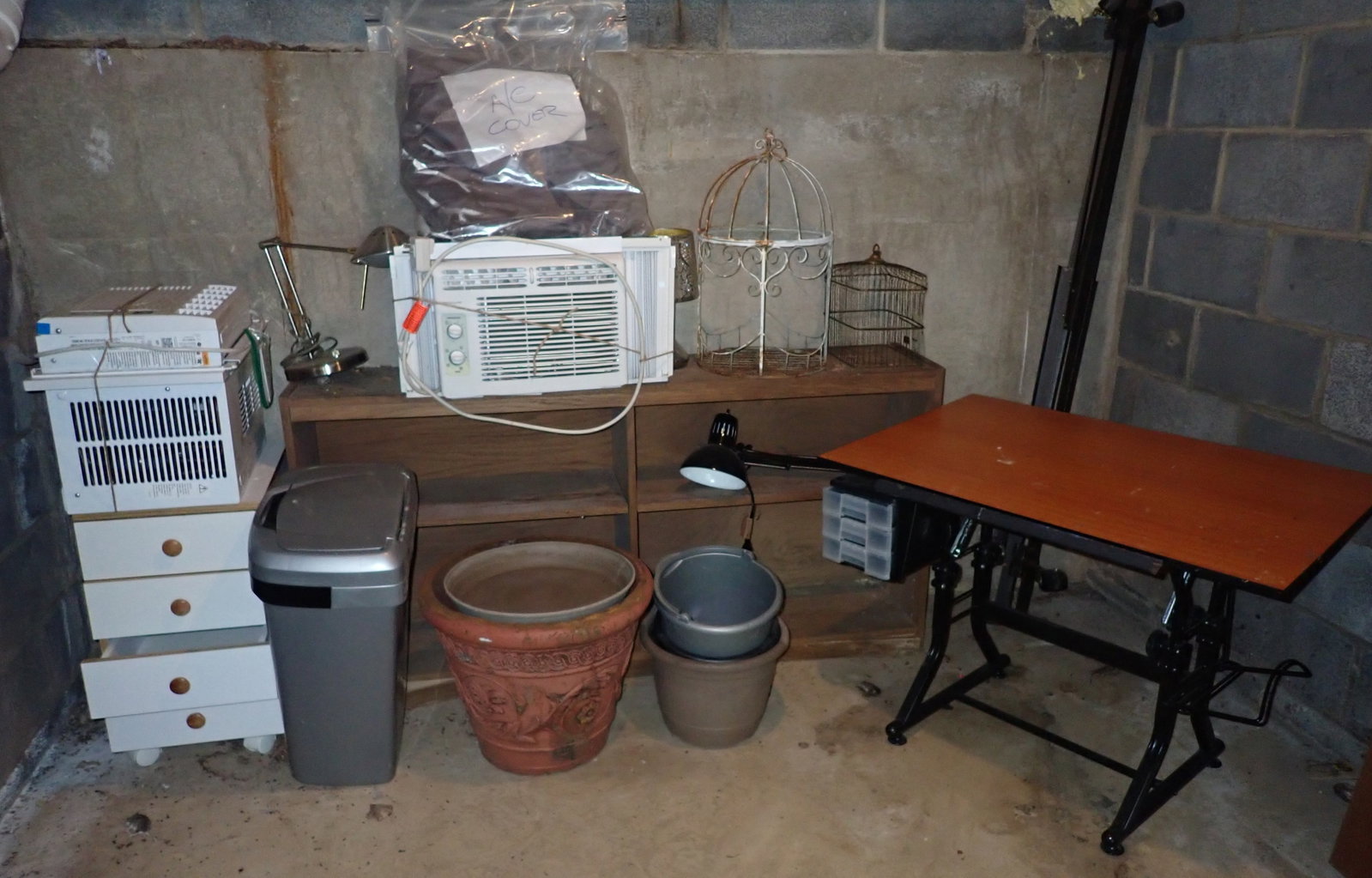 2 Air Conditioners, Art Desk, Planter, & Misc (1 of 7)