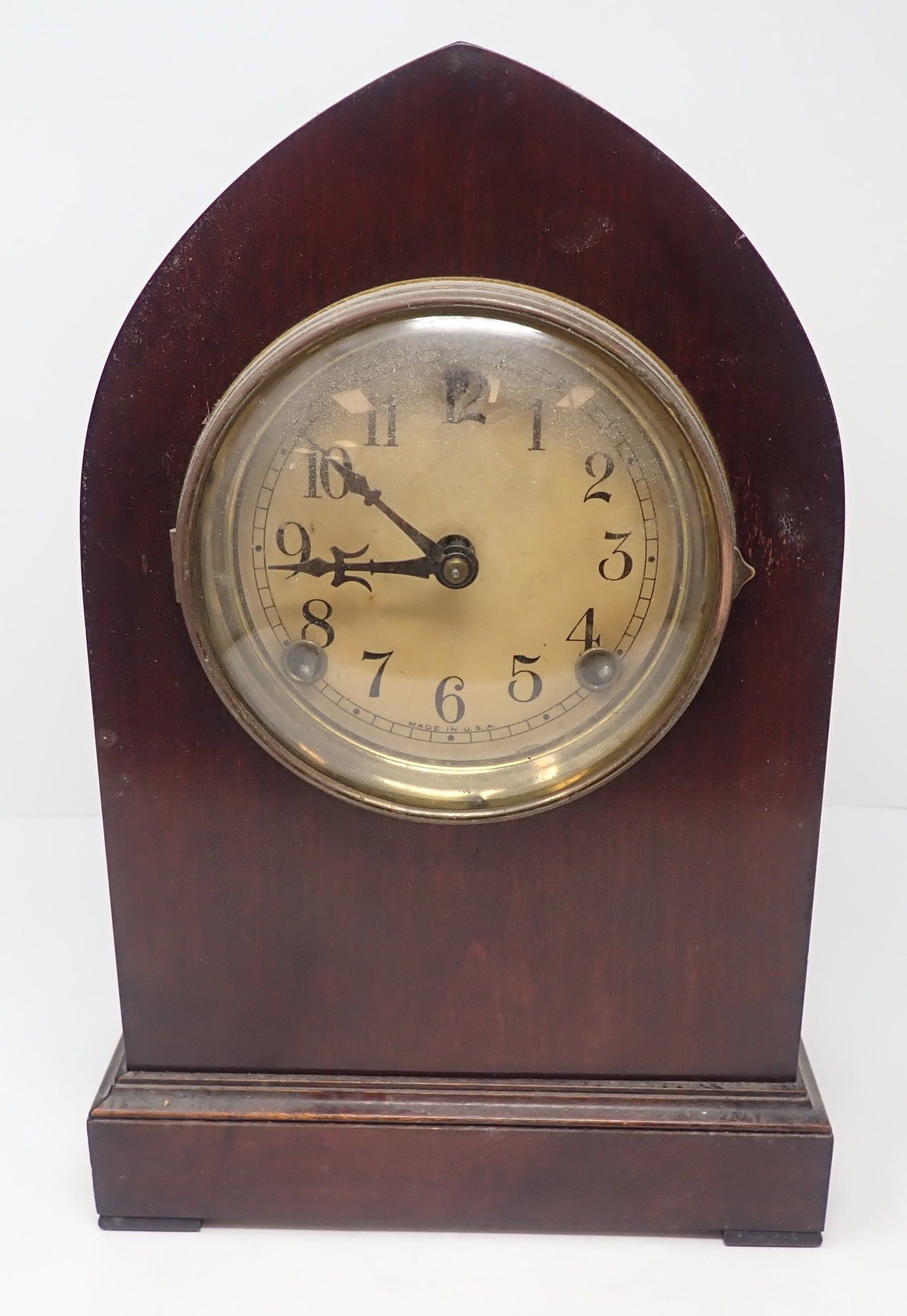8 Day Cathedral Gong Clock No. 240: Approx 13" tall. Shipping available