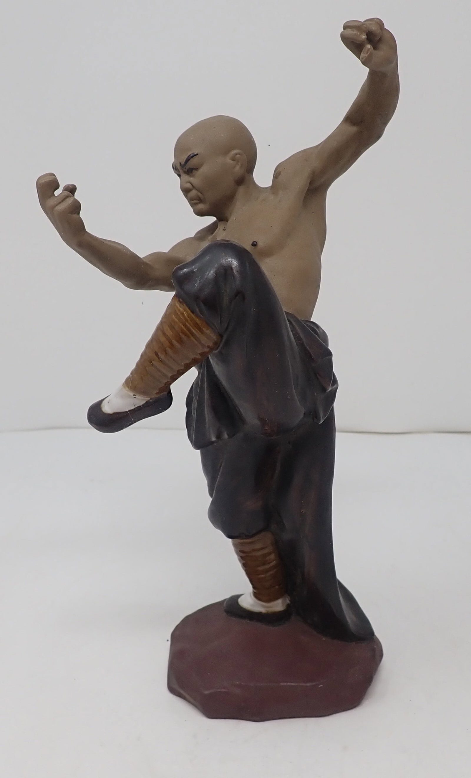 Chinese Martial Arts Mudman Figurine: Apprx 9 1/8" tall. Shipping available
