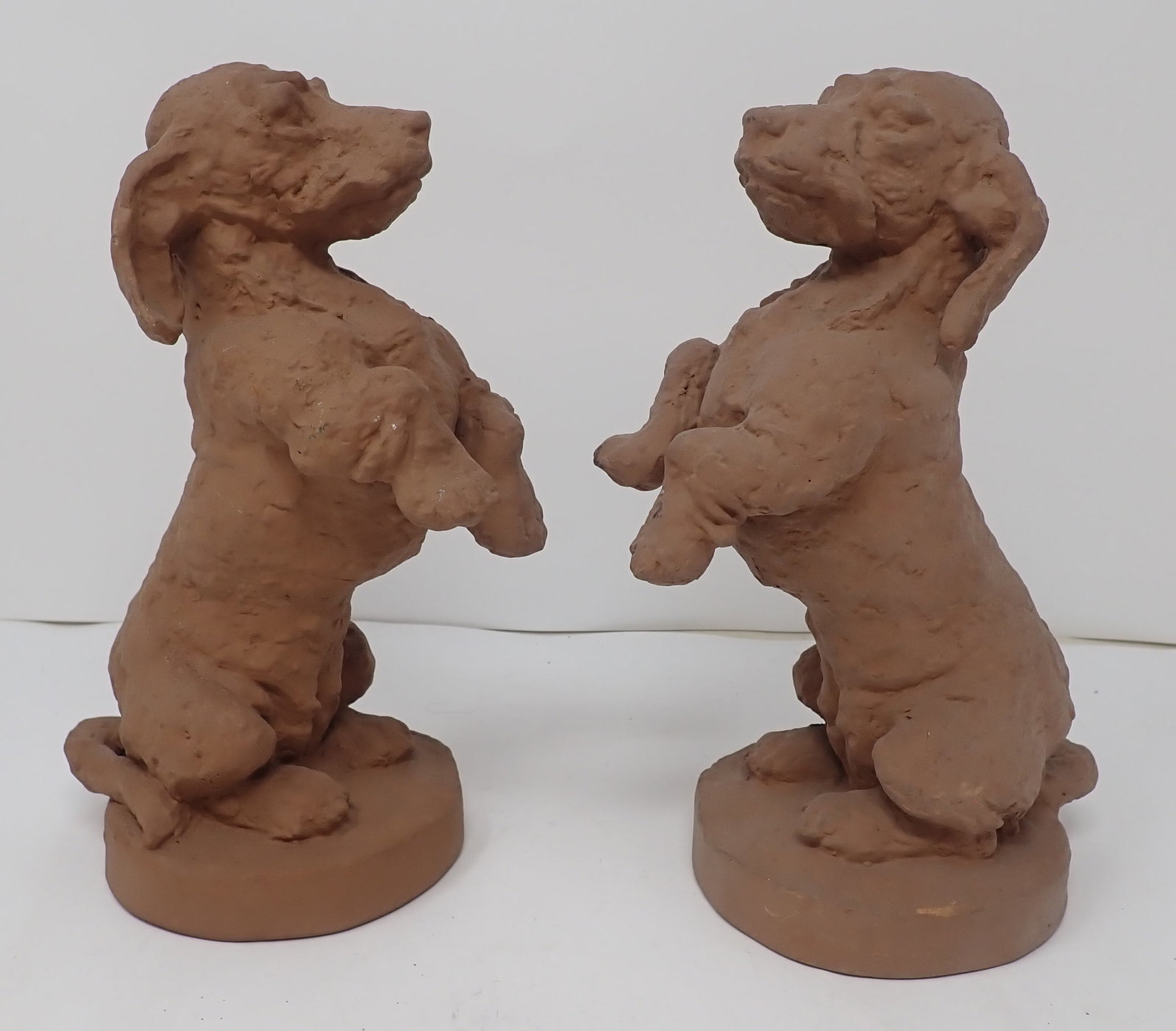 2 Karlsruhe Dogs: No. 5325 - Approx 8 1/4" tall. Shipping available