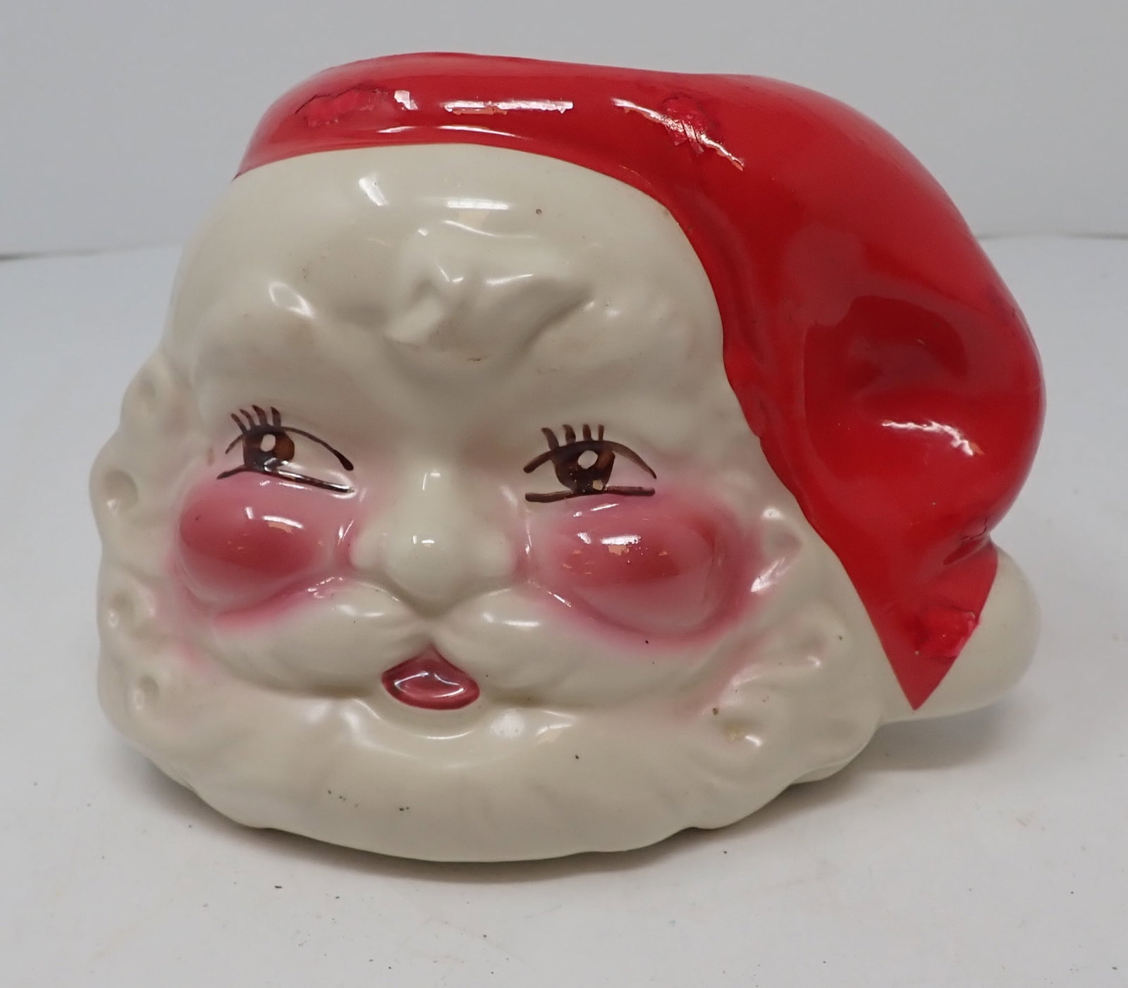 Santa Head Planter: Approx 4 1/2" tall. Shipping available