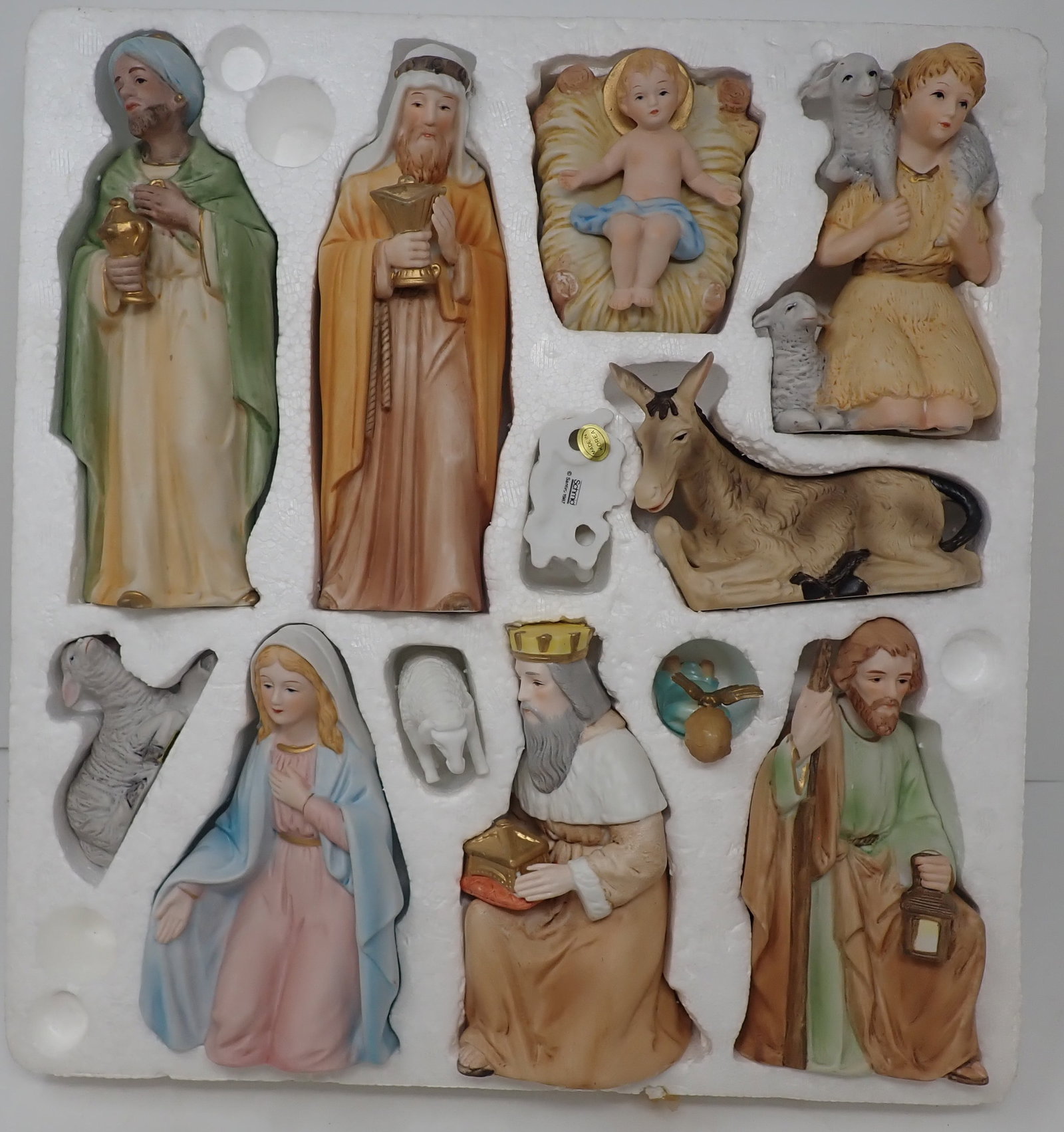 Schmid Nativity Figurines: No. 5599 - Tallest are approx 7 1/4". Shipping available