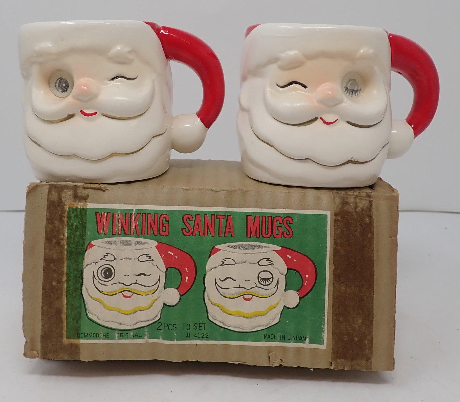 Commodore Winking Santa Mugs (1 of 2)