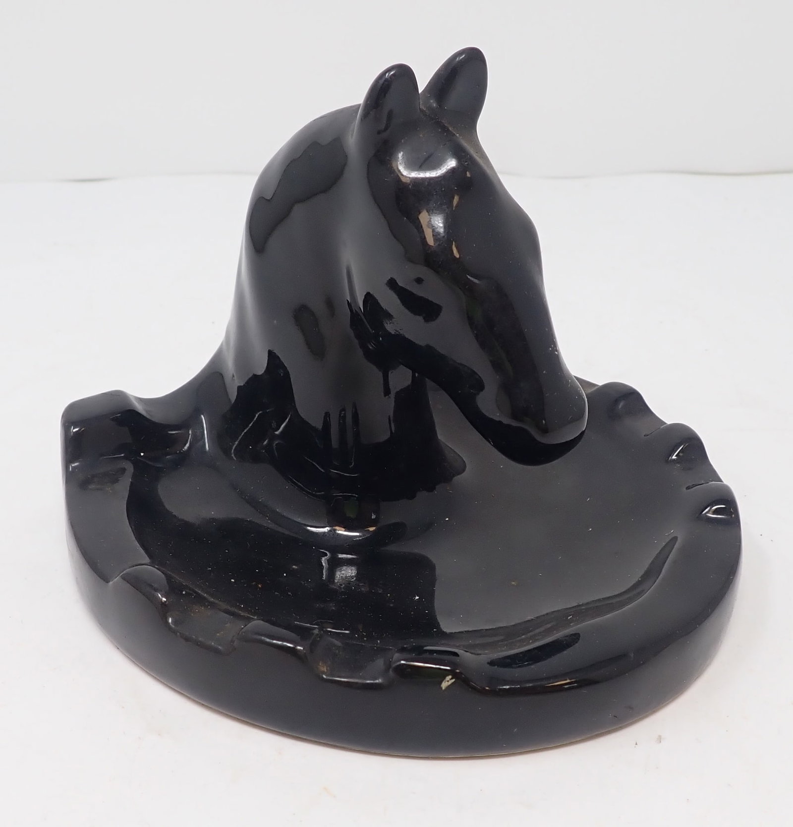 Brooklyn Tile Supply Horse Ashtray: Approx 5" wide and 4" tall. Shipping available