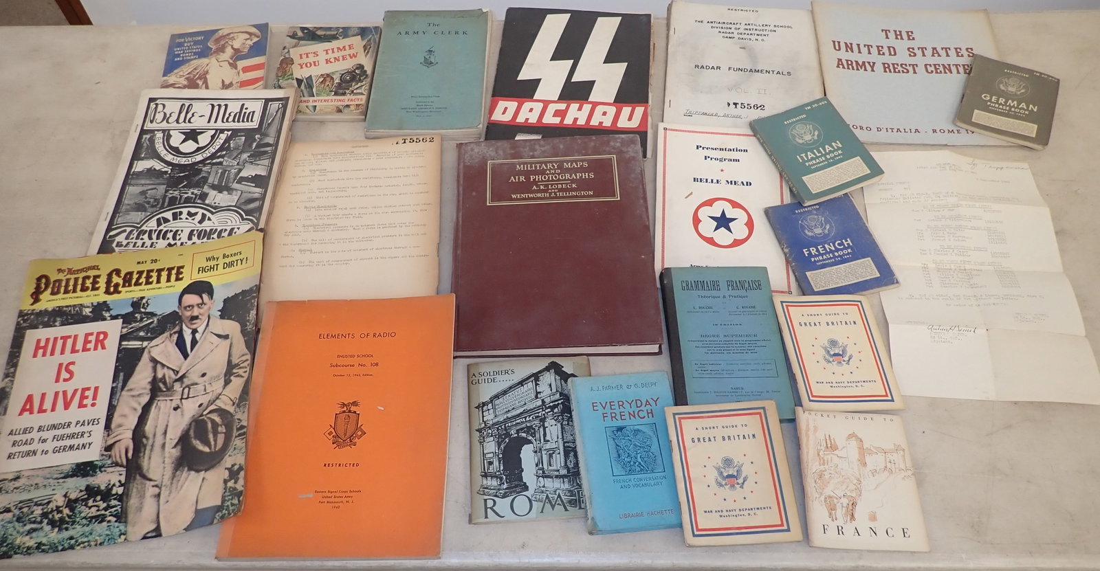 Military Books , Guides , & Misc: Shipping available