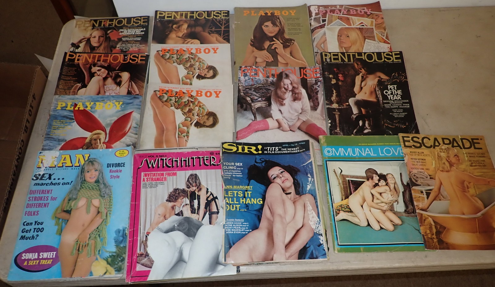 Penthouse , Playboy , & Misc Adult Magazines: Shipping available