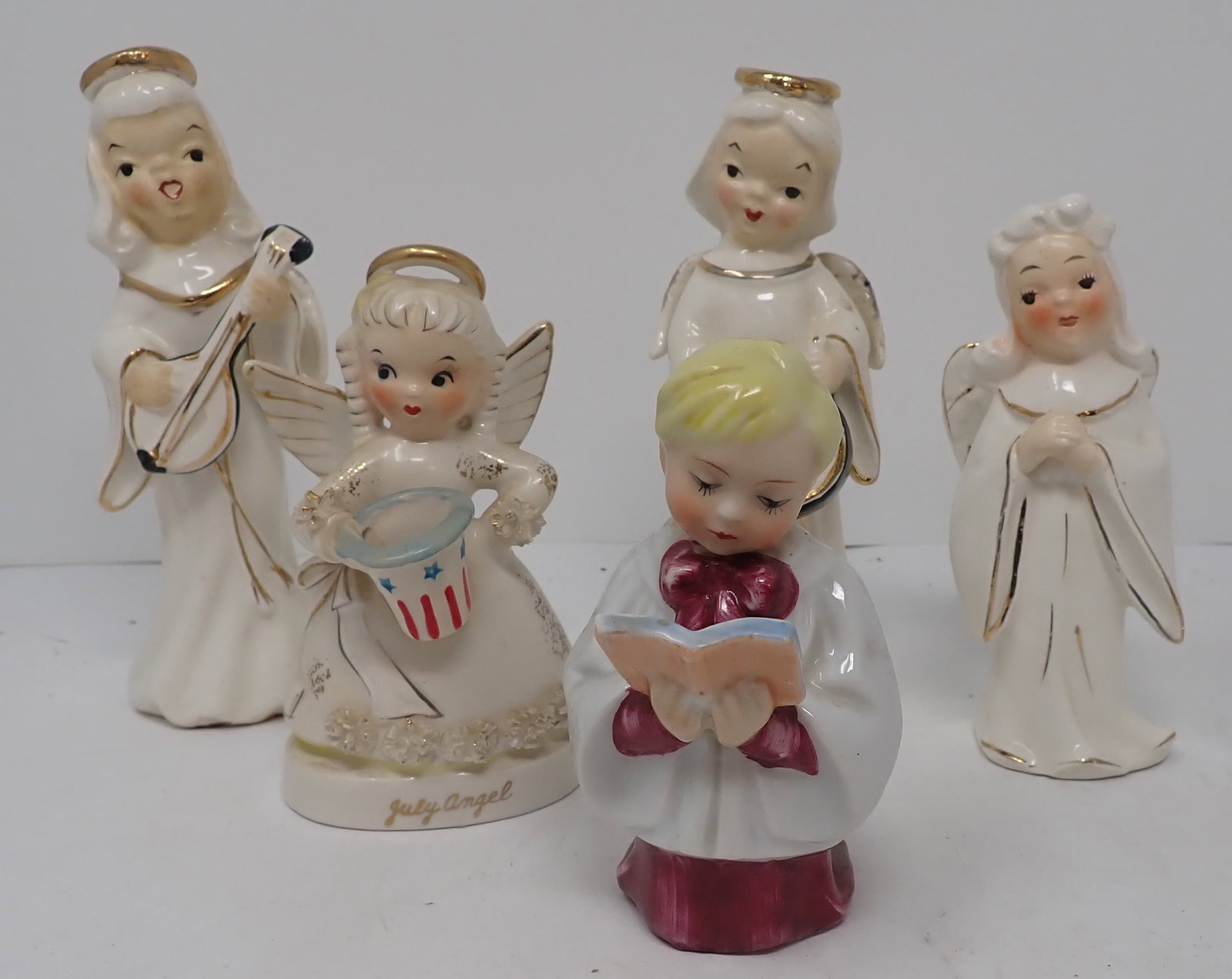 Lot of Misc Angels incl Napco: Tallest are approx 6" tall. Shipping available