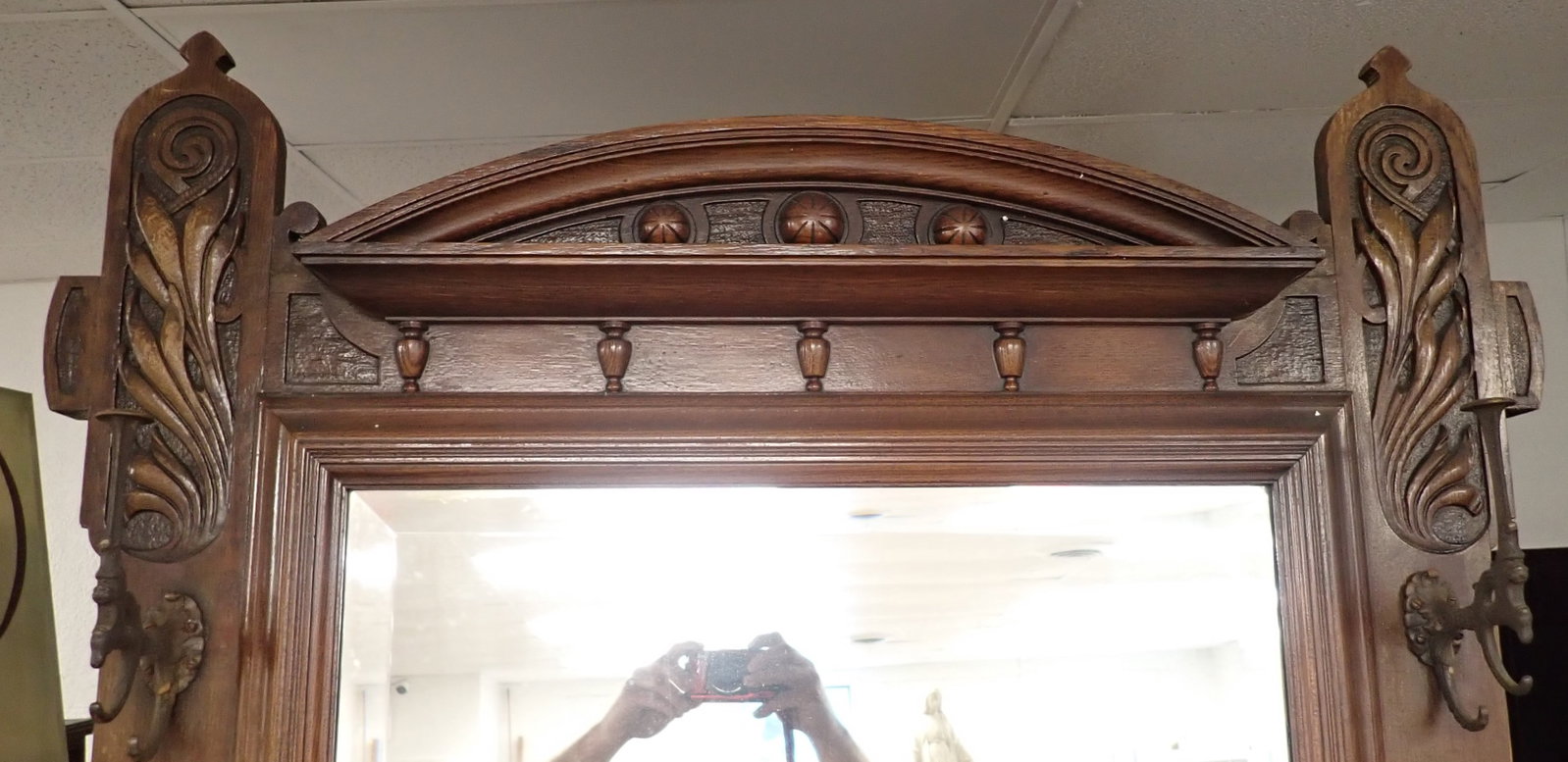 Oak Hall Rack - 2