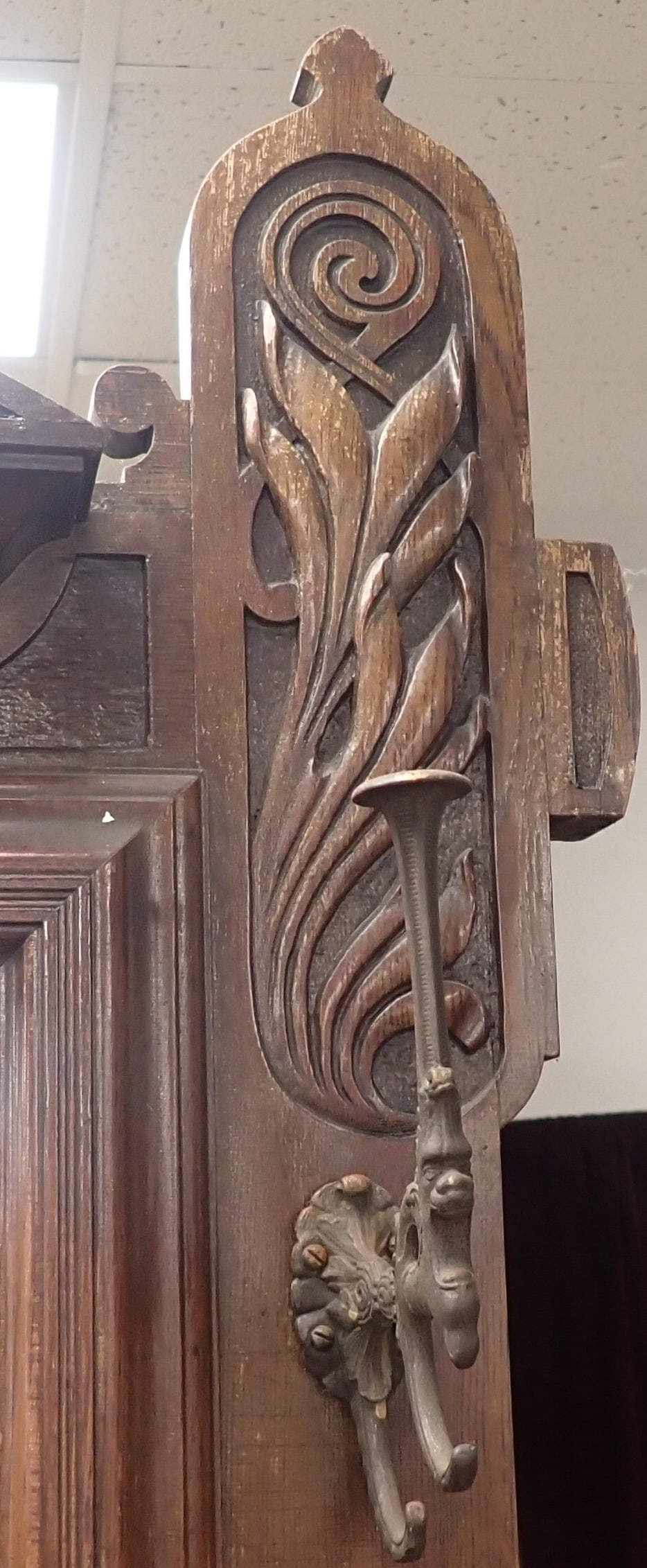 Oak Hall Rack - 3