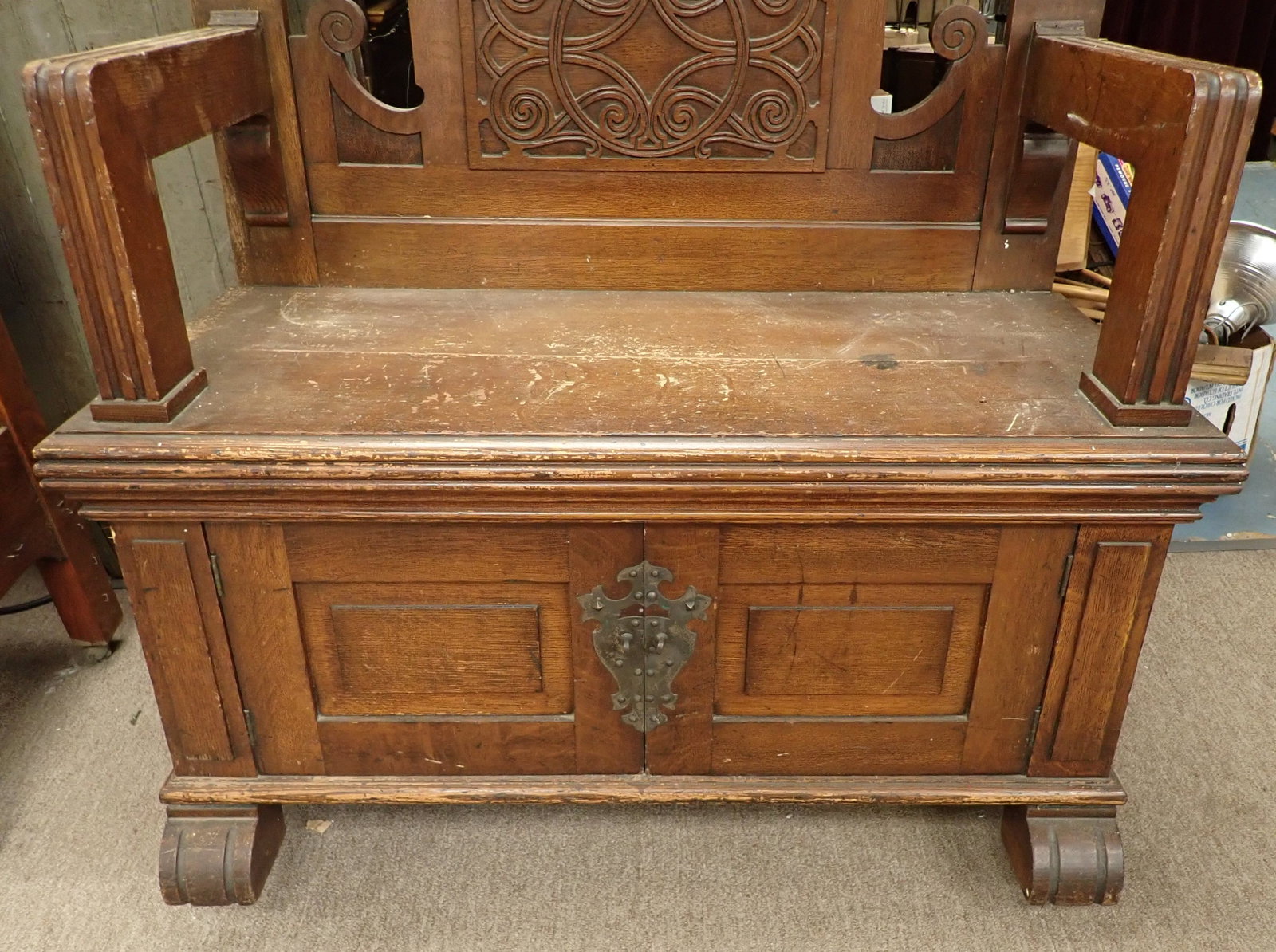 Oak Hall Rack - 7