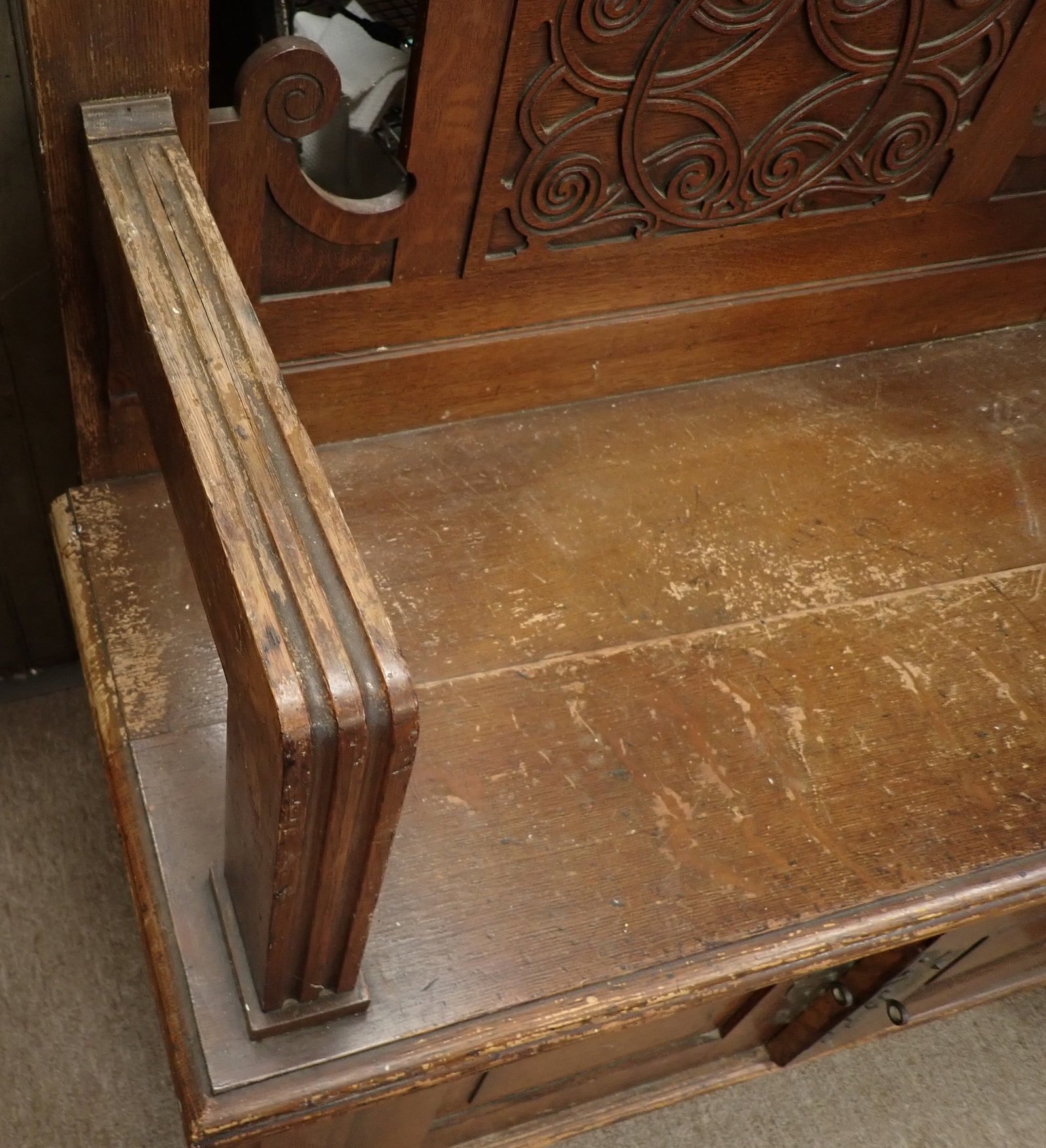 Oak Hall Rack - 9