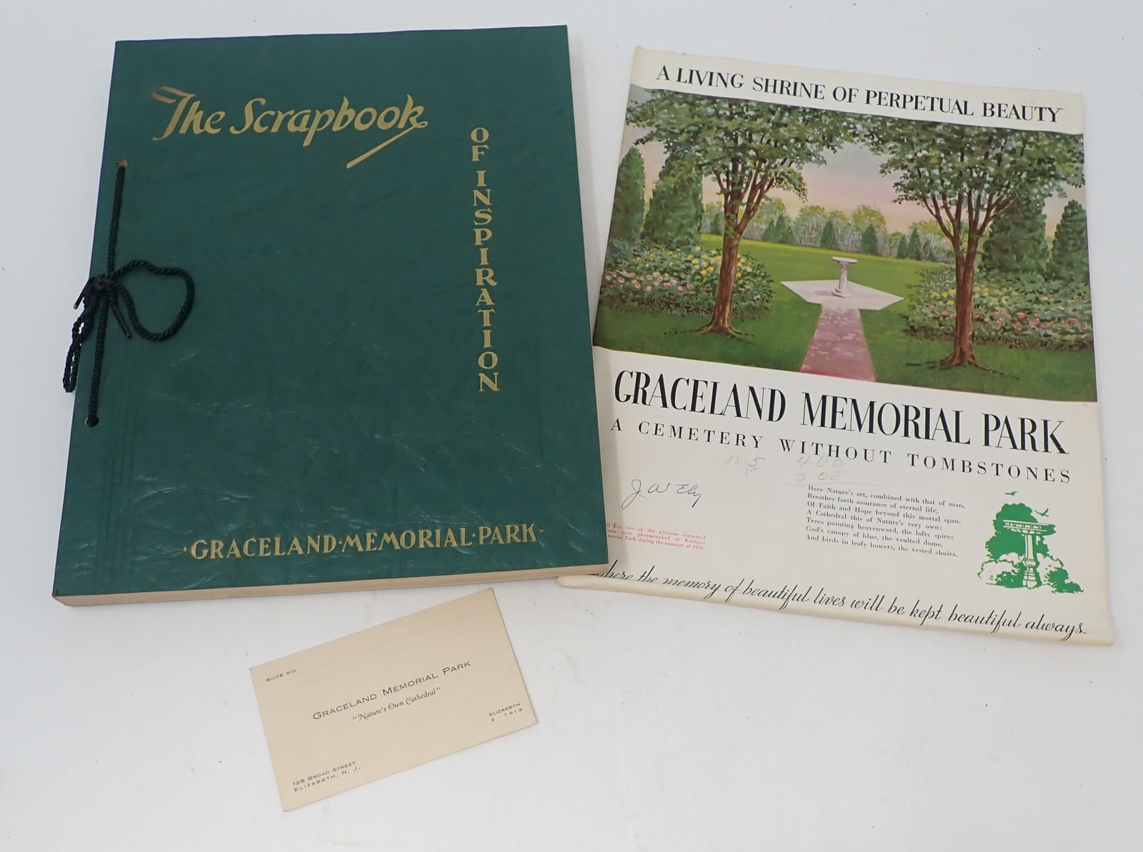 Graceland Memorial Scrapbook & Brochure (1 of 3)