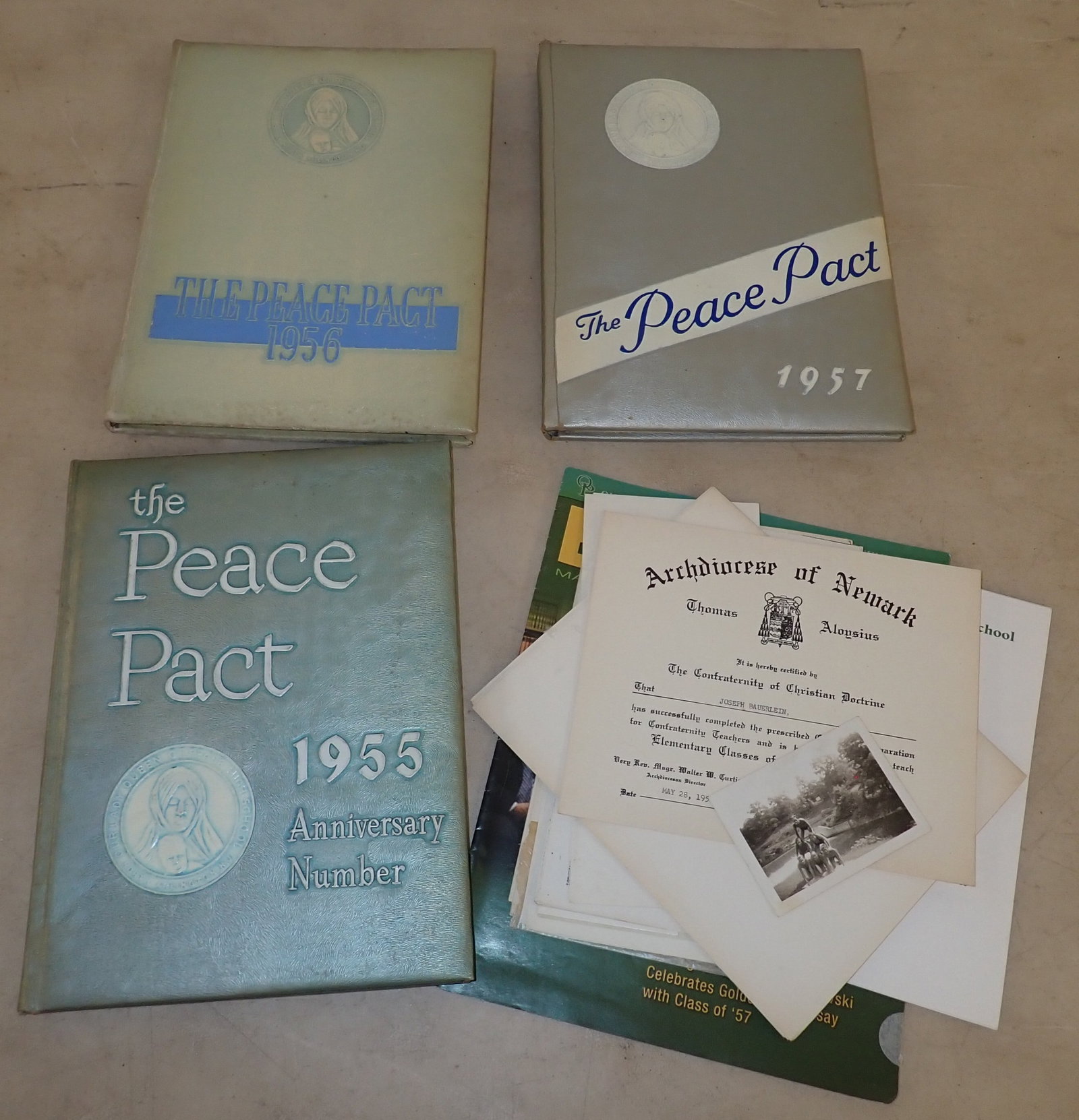 1950's Our Lady Queen of Peace High School Yearbooks (1 of 1)