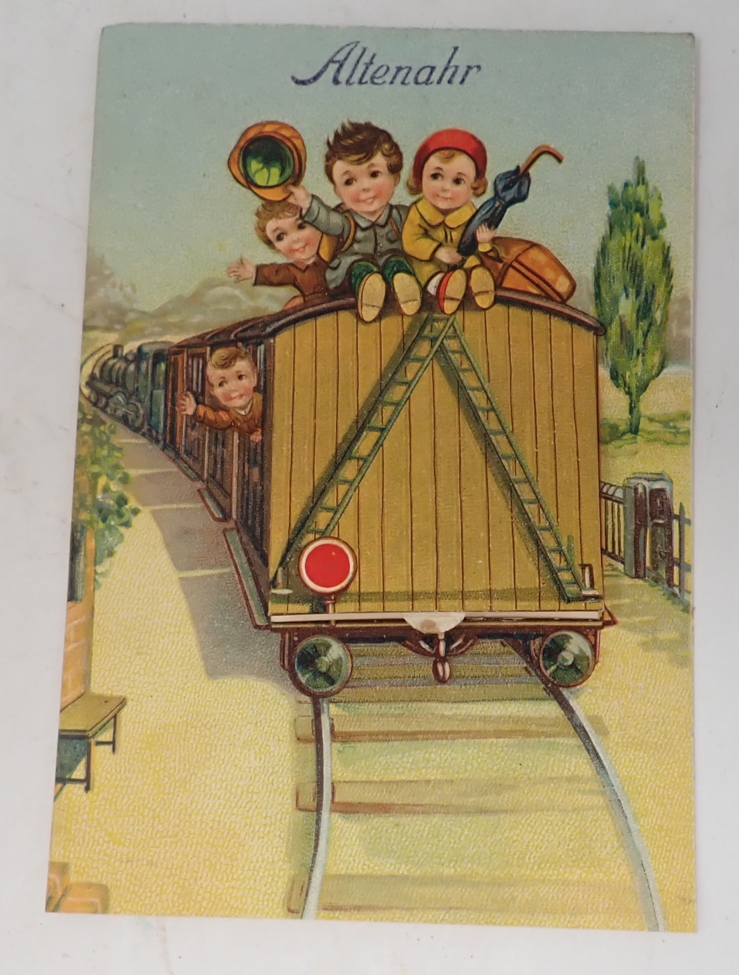 German Train Souvenir Postcard (1 of 3)