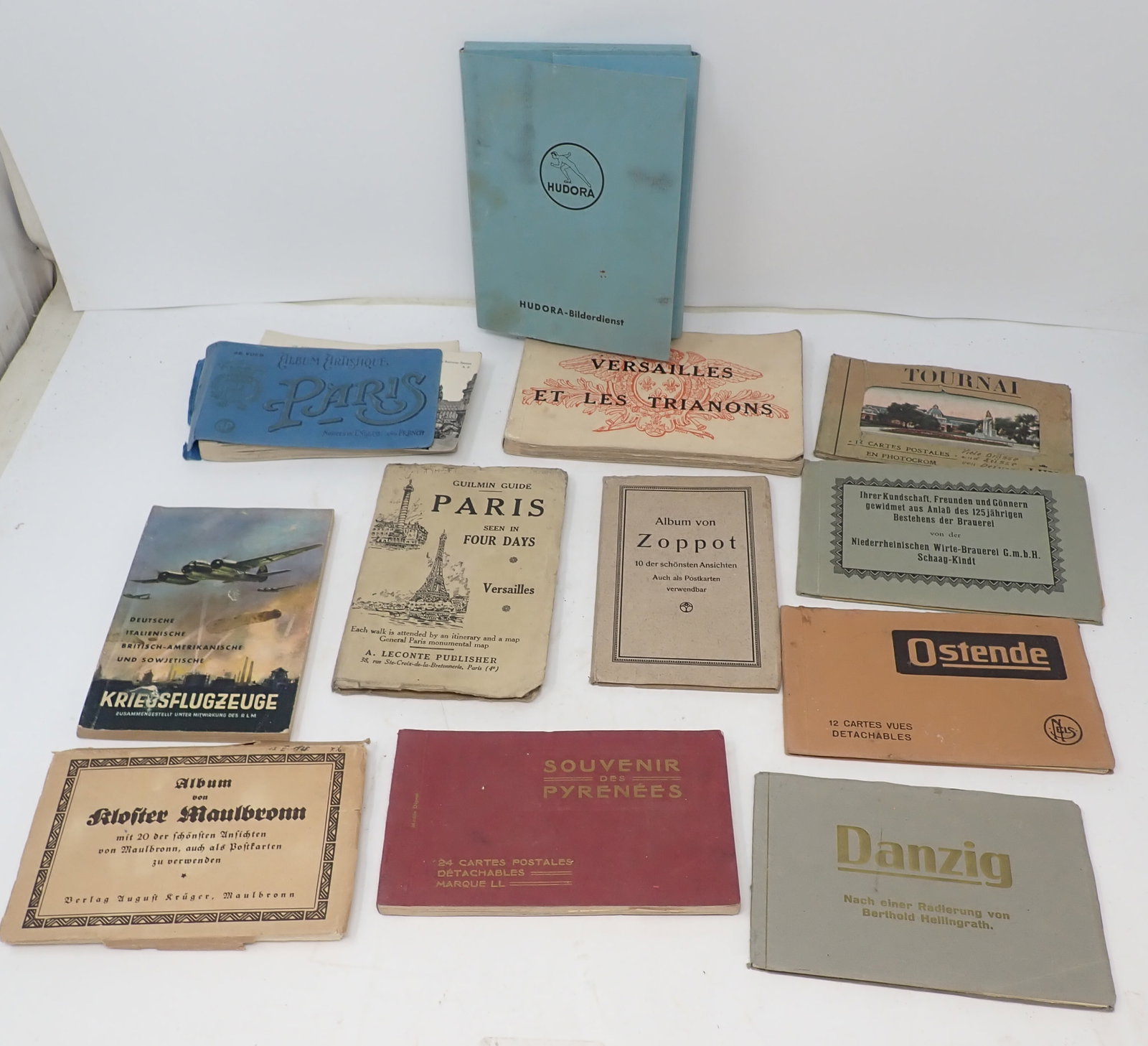 German & Paris Souvenir Books, German Military Book: Shipping available