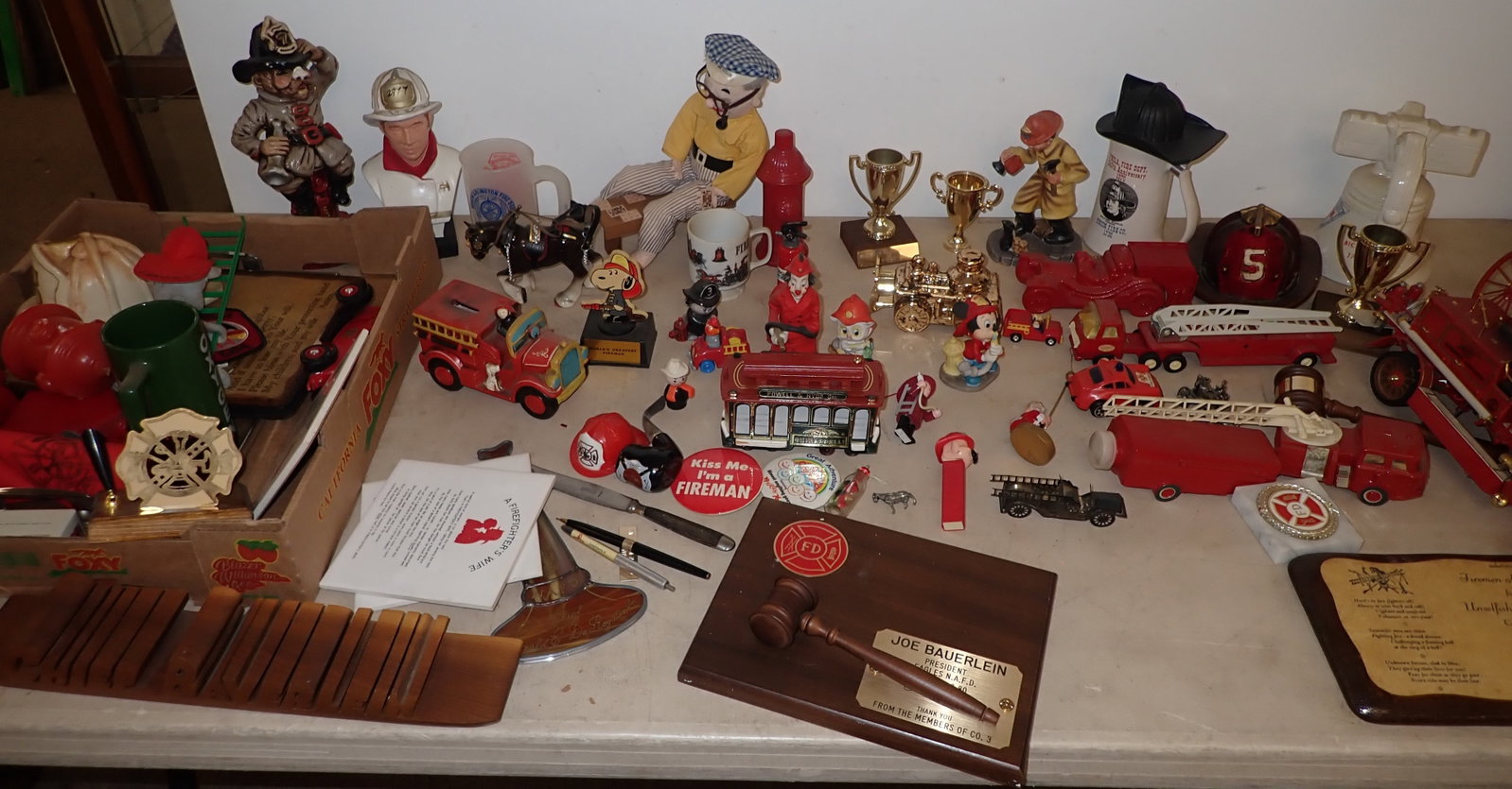 Firefighting Memorabilia incl Pez Firefighter & Tonka (1 of 14)