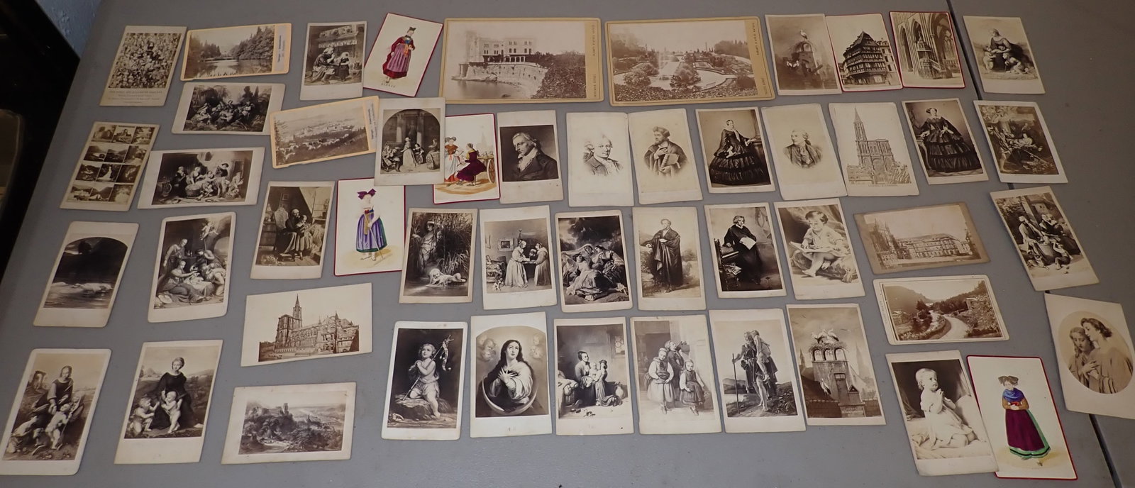 Stereoview Cards: Largest are apprx 4 3/8" x 6 1/2". Shipping available
