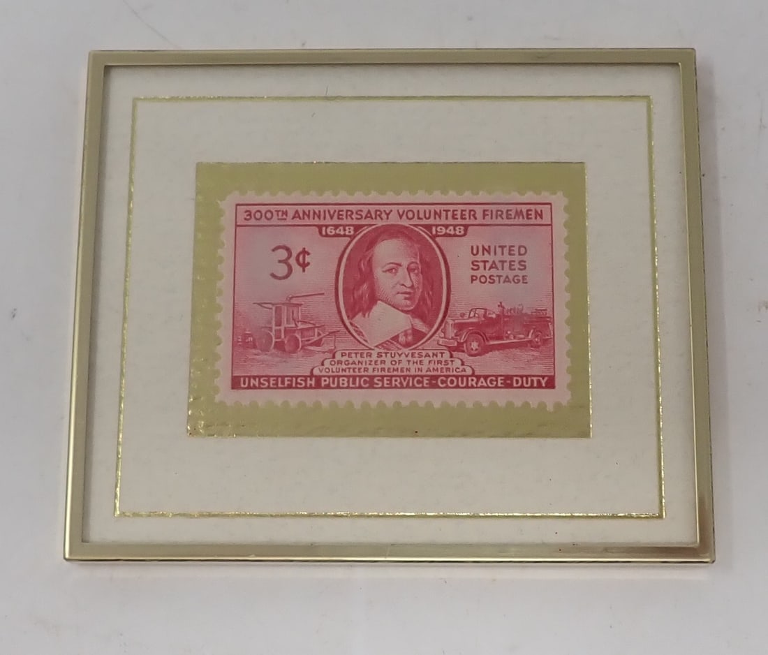 1948 Volunteer Firemen 3 Cent Stamp (1 of 2)