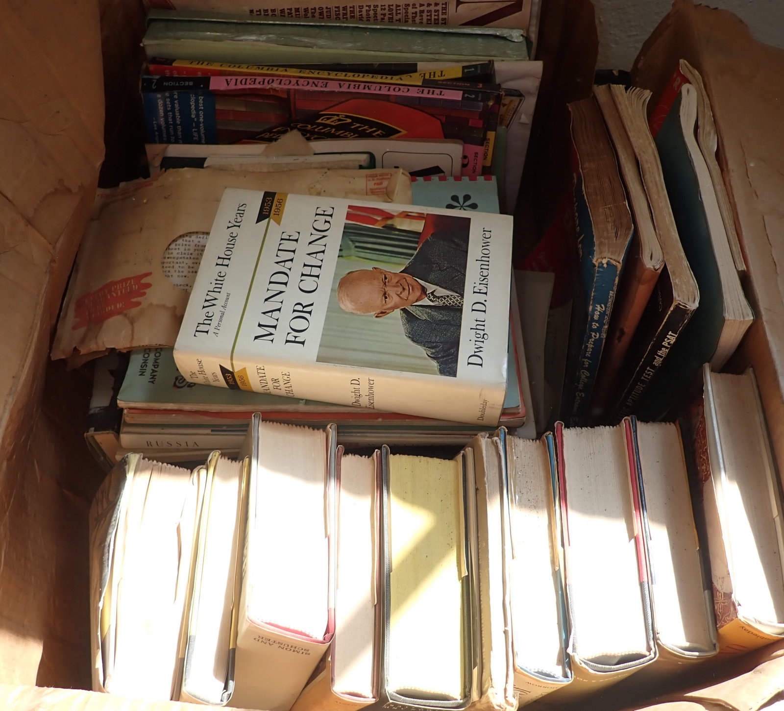 2 Boxes of Books: Must take all ! No in house shipping !