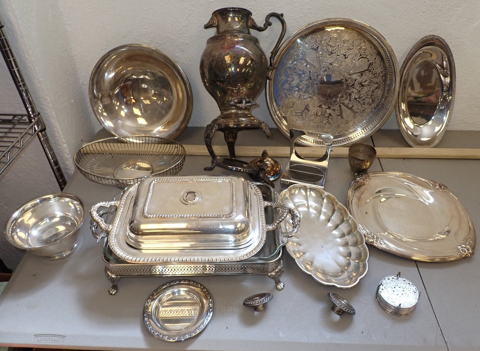 Lot of Silverplate & Misc: NO in house shipping !