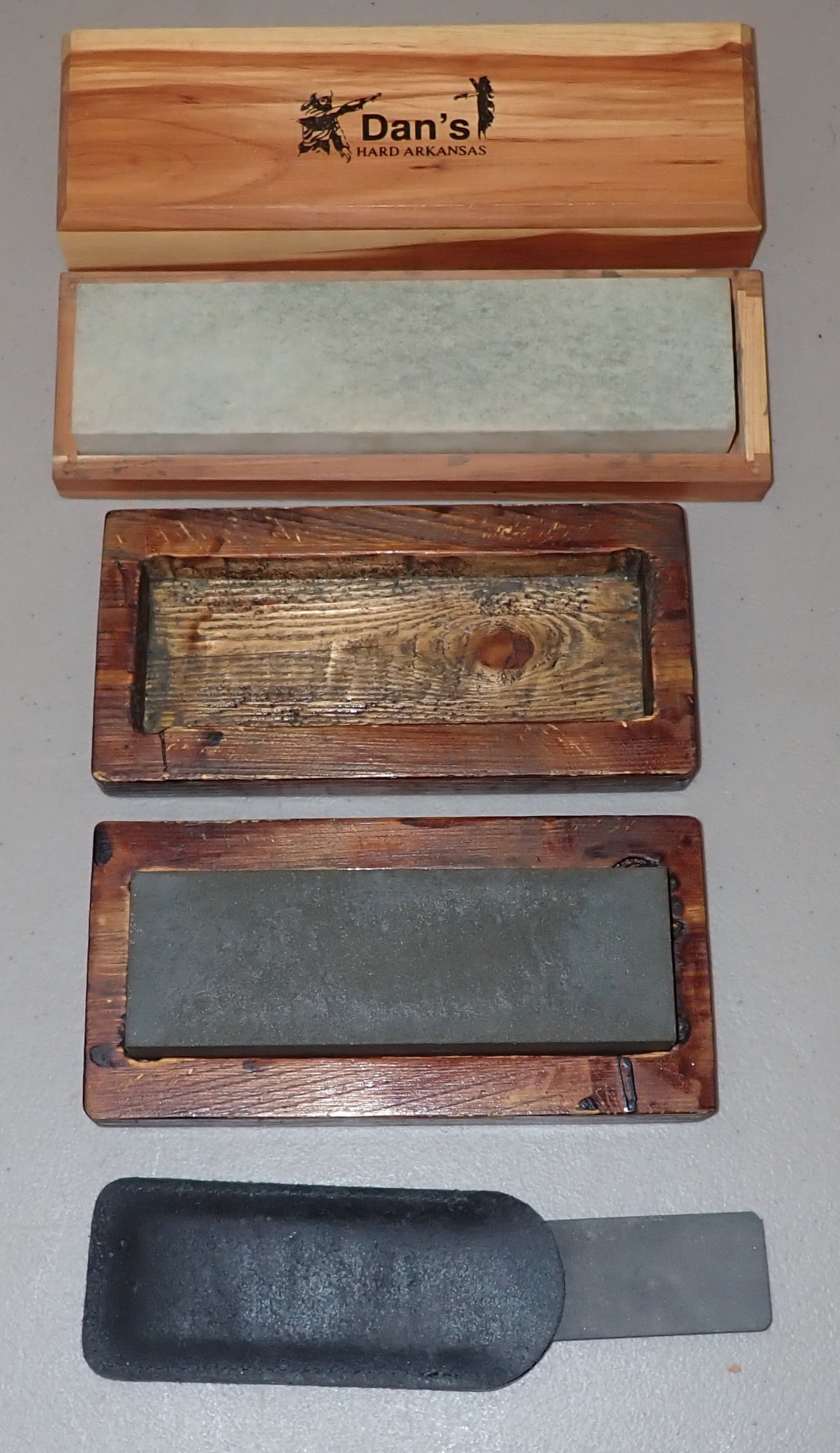 Dan's & Misc Knife Sharpeners: Dan's is approx 2 3/4" x 8 3/4". Shipping available