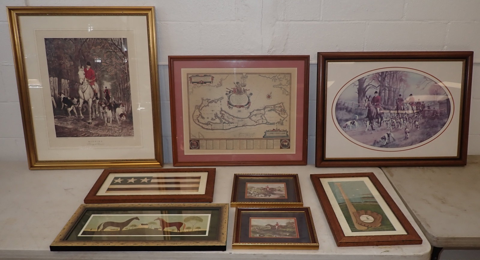Prints: Largest is approx 27 1/2" x 32 1/4". Must take all ! No in house shipping !
