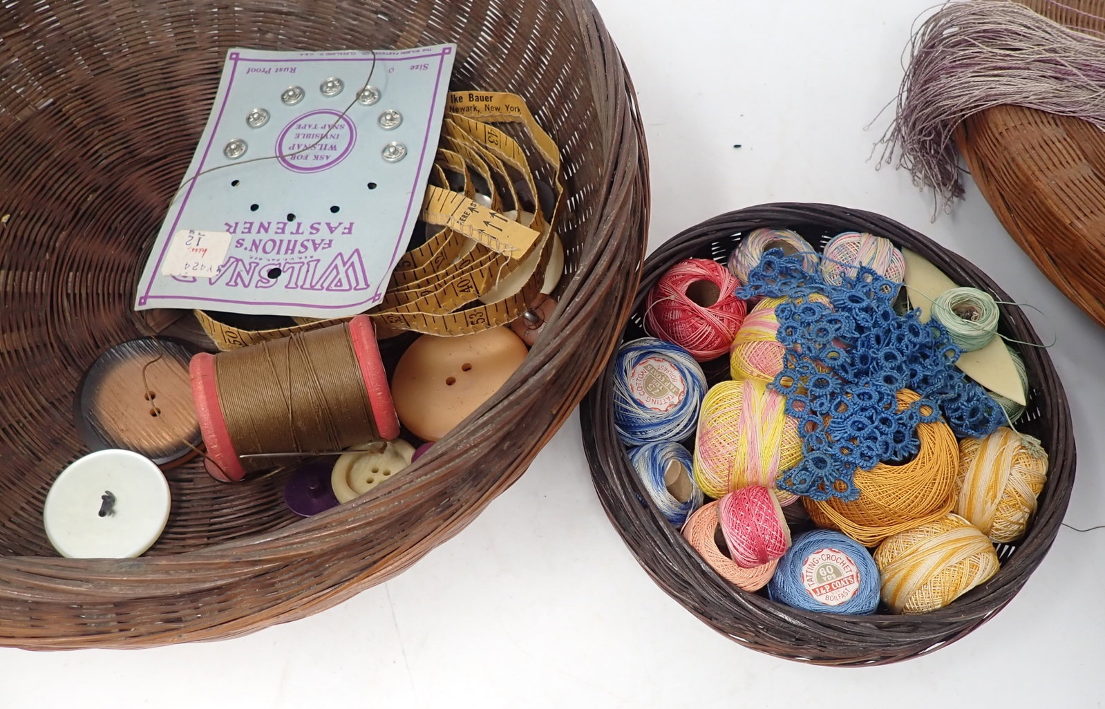 Sewing Baskets & Thread - 5