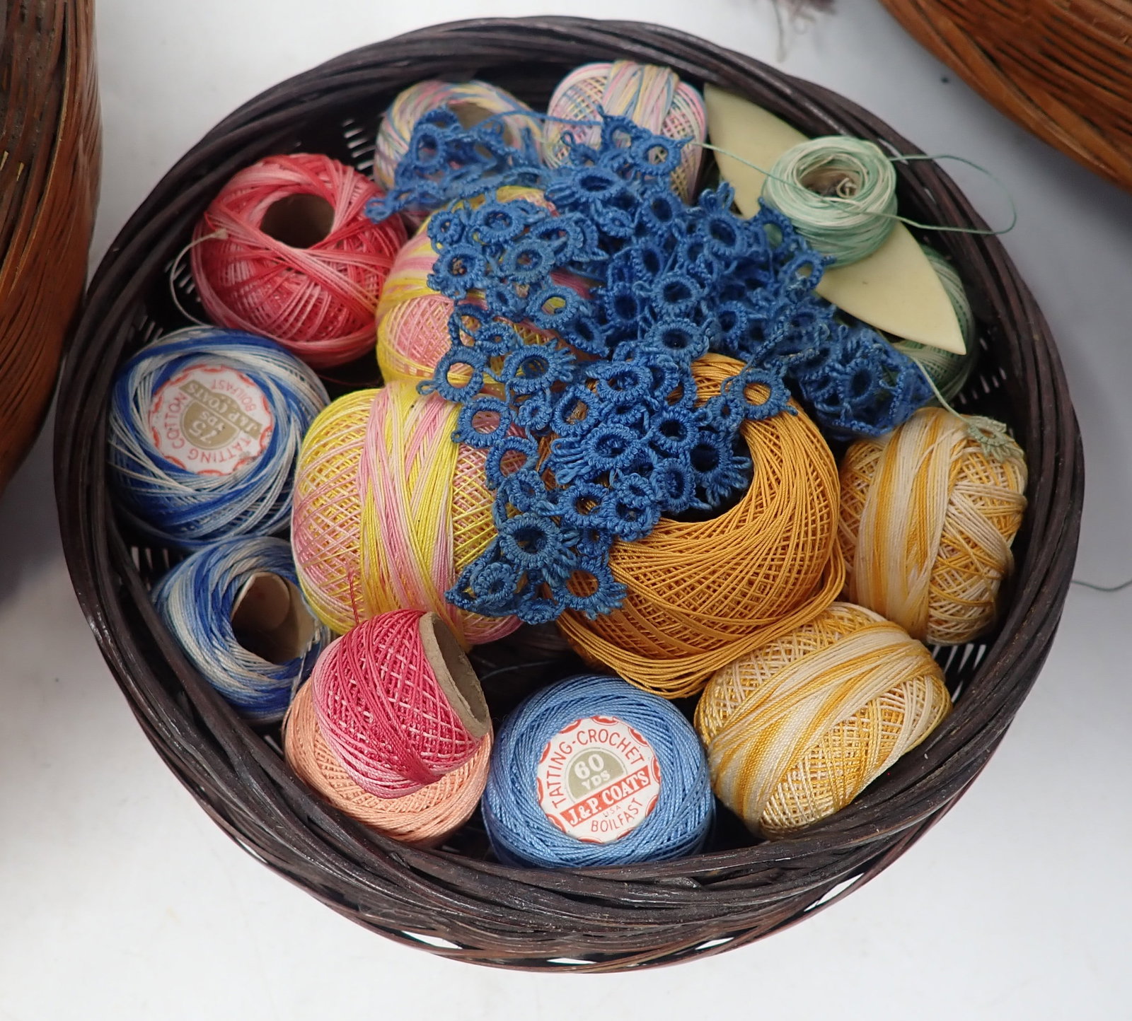 Sewing Baskets & Thread - 6
