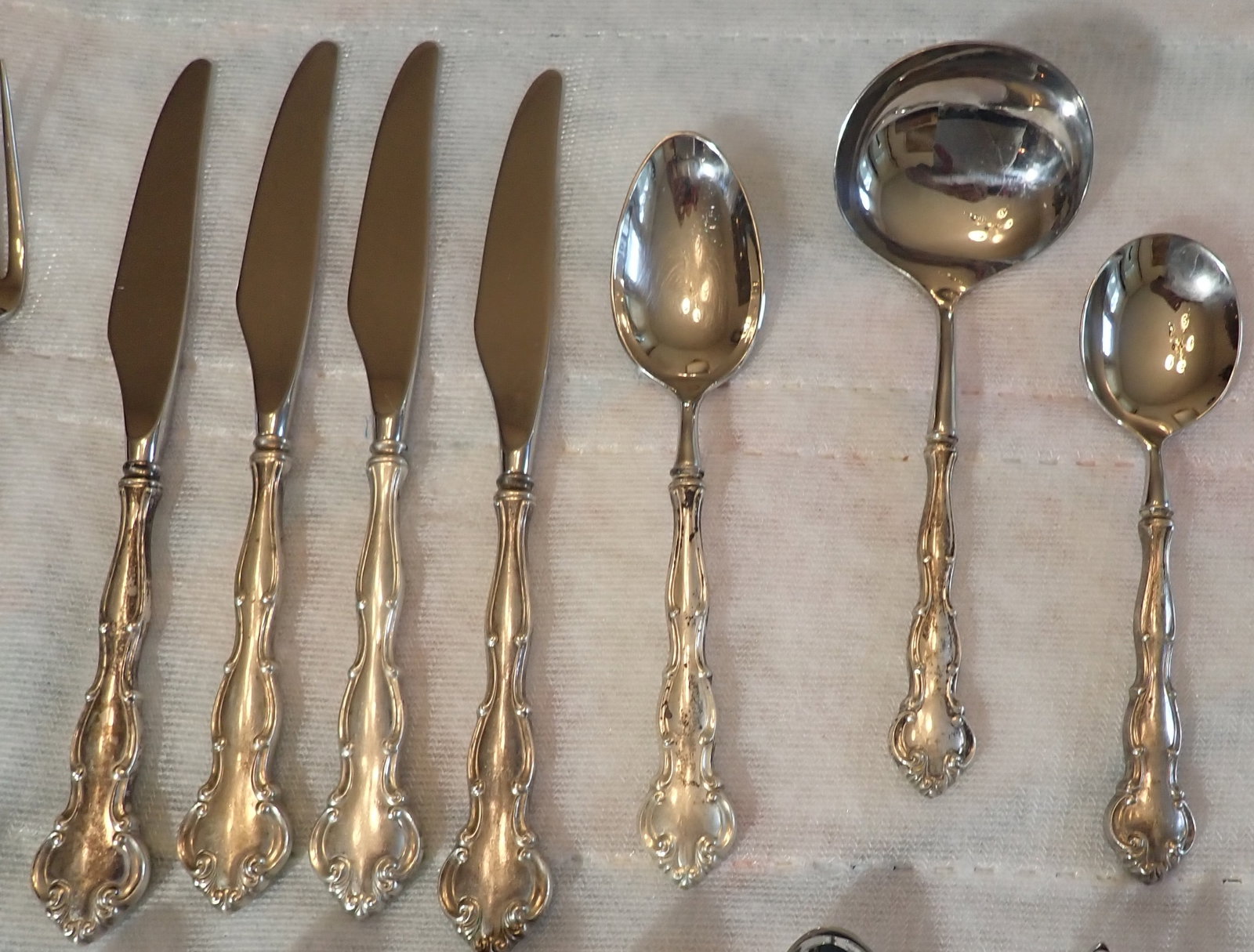 42pcs Wallace Flatware w/ Sterling Silver Handles - 2