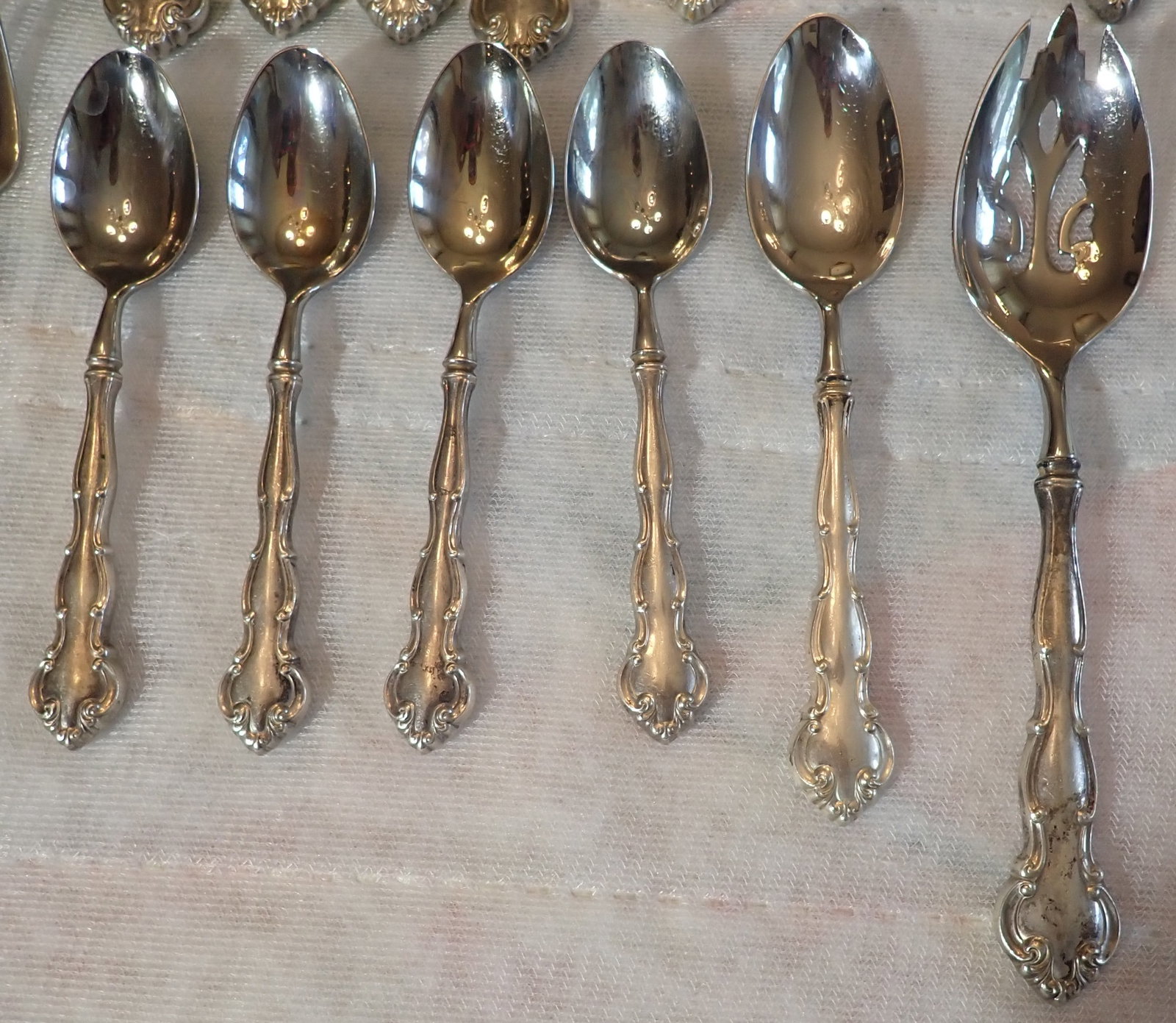 42pcs Wallace Flatware w/ Sterling Silver Handles - 3