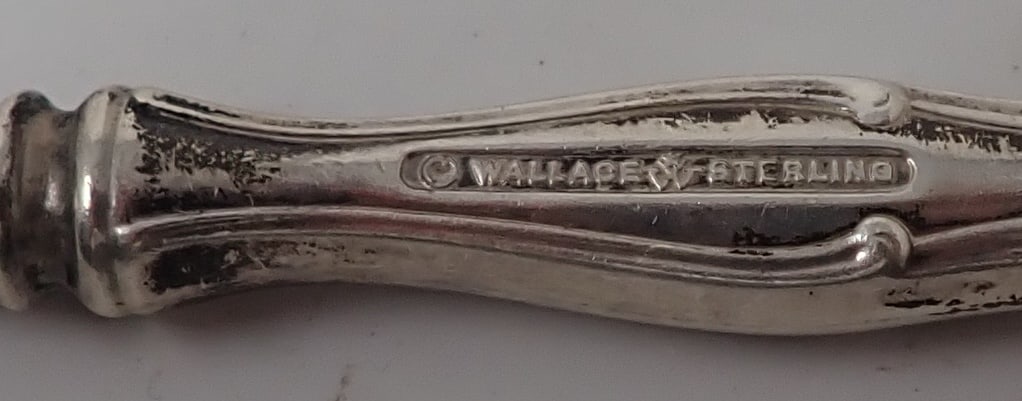 42pcs Wallace Flatware w/ Sterling Silver Handles - 8