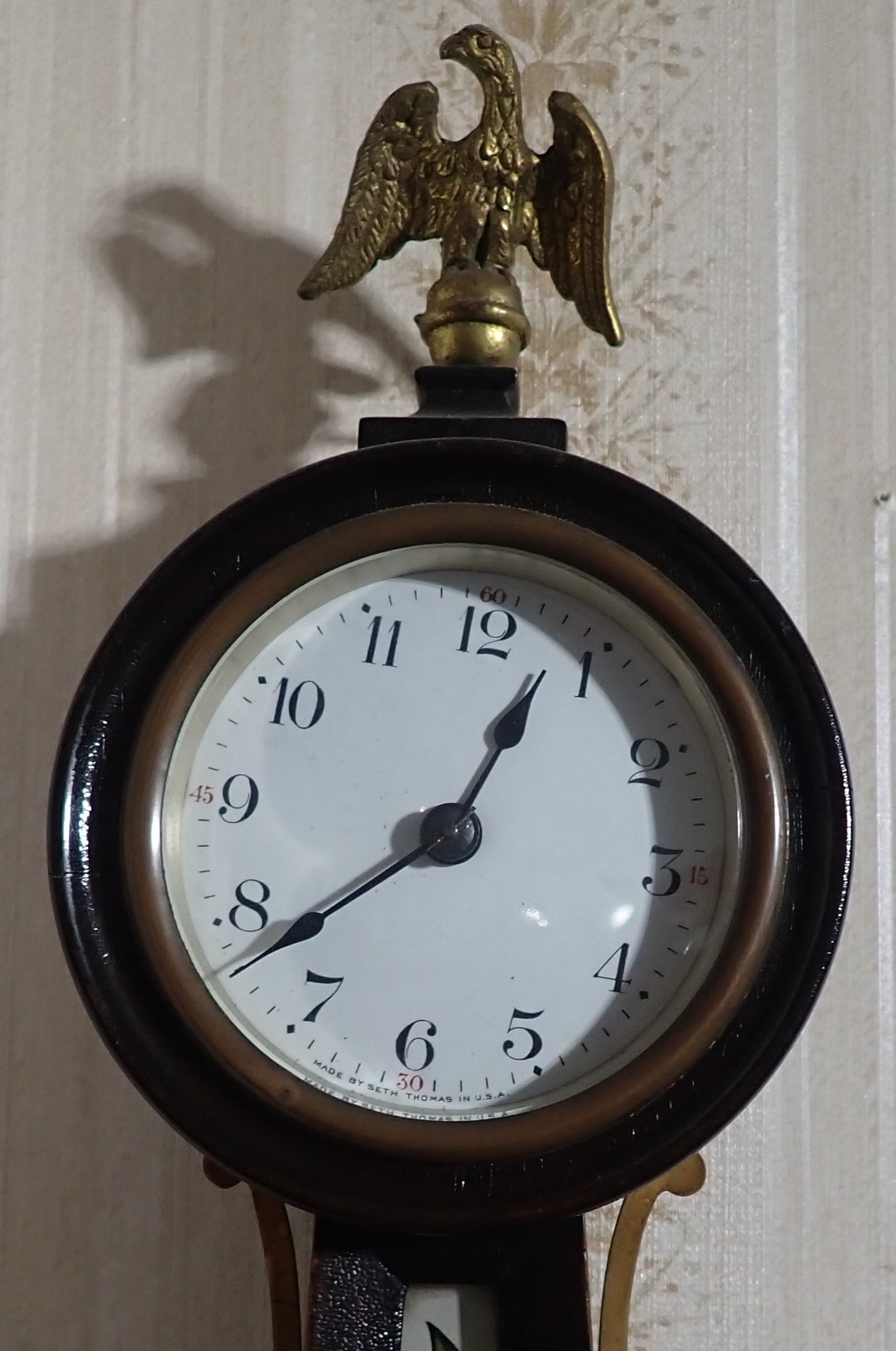 Seth Thomas Banjo Style Clock - 4