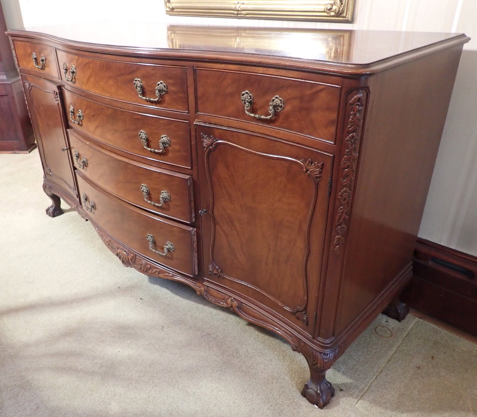Van Sciver 10pc Chippendale Dining Room Set - 6