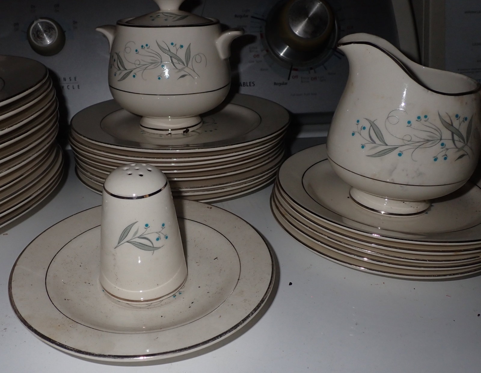 29pcs Homer Laughlin Celeste Pattern - 3