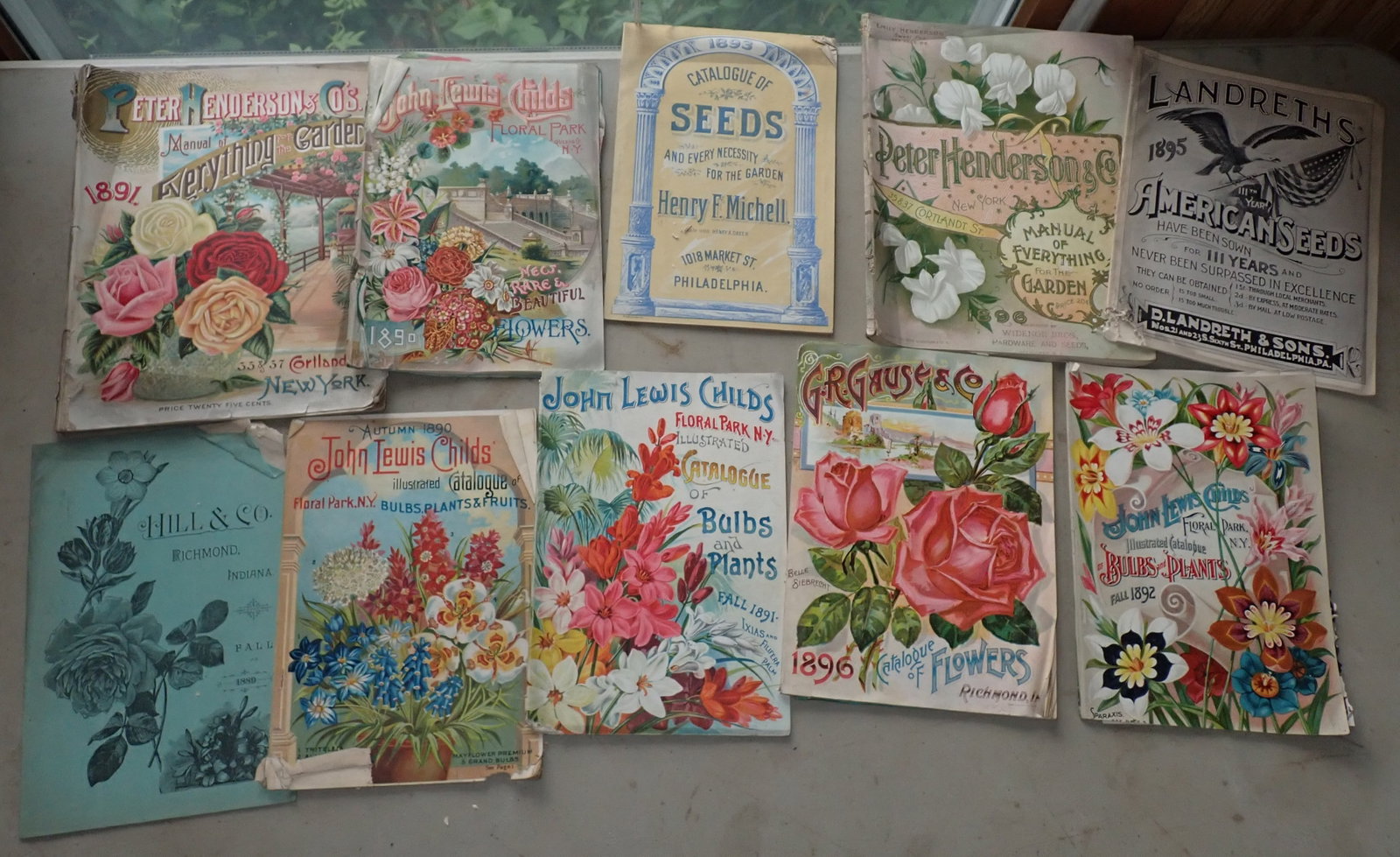 1890's Seed Catalogs: Shipping available