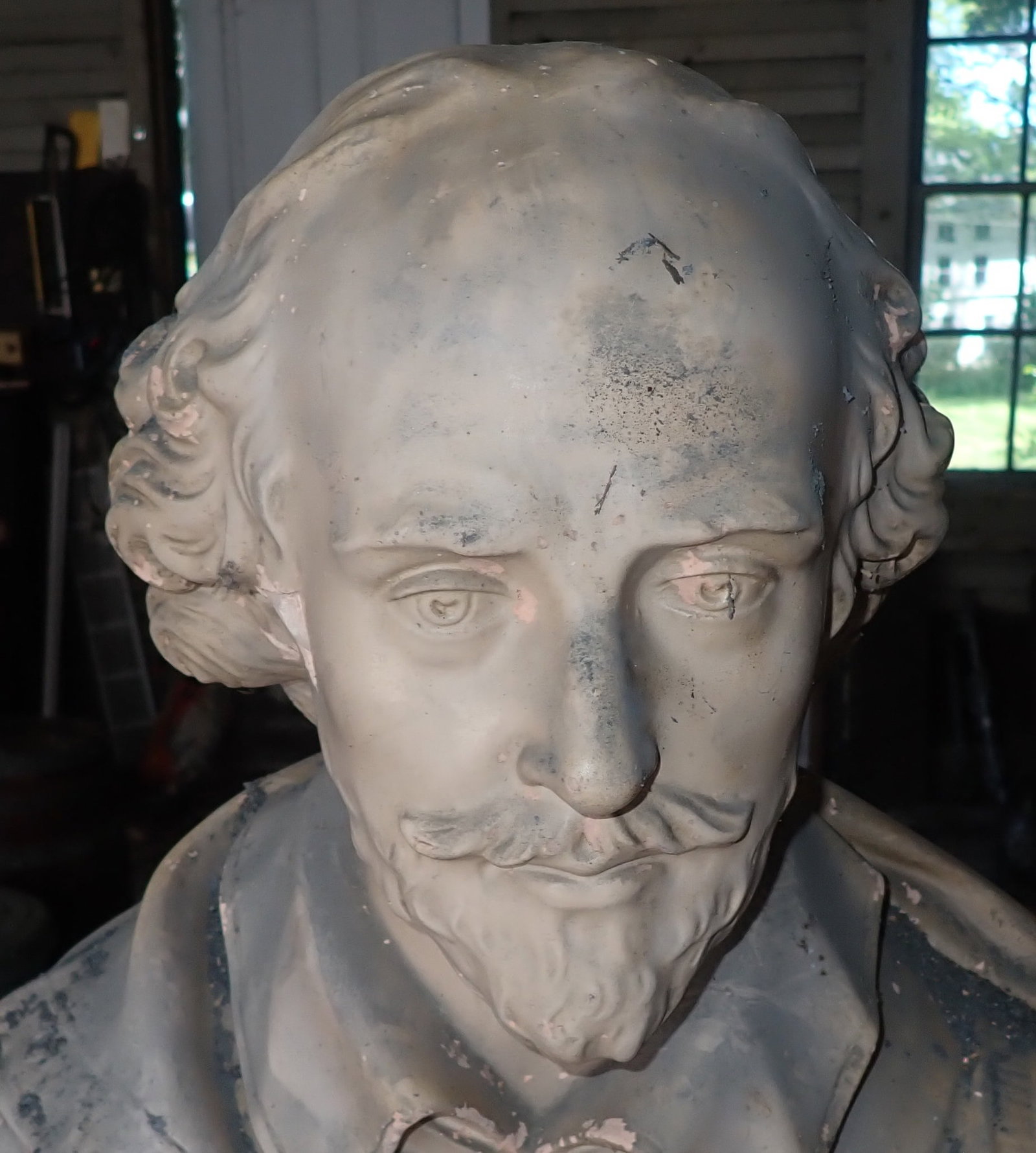 Signed William Shakespeare Plaster Bust - 2