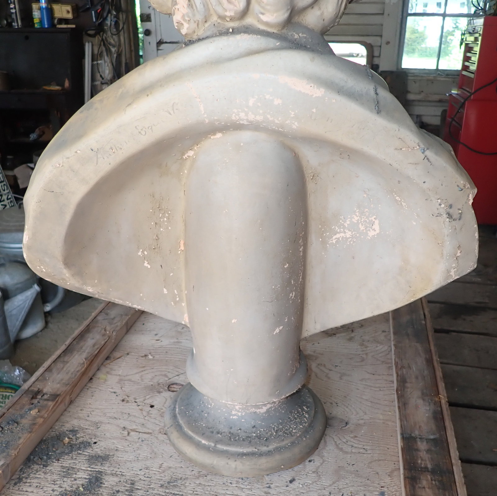 Signed William Shakespeare Plaster Bust - 5