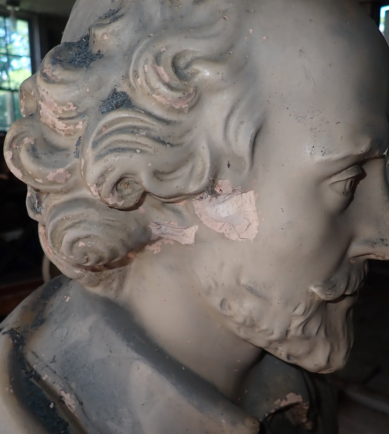 Signed William Shakespeare Plaster Bust - 7
