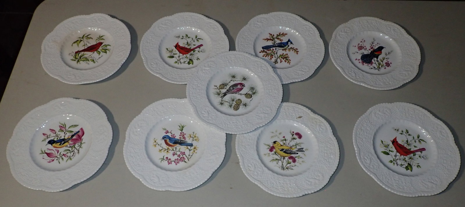 9 Royal Couldron Henry Pausch Bird Plates (1 of 5)