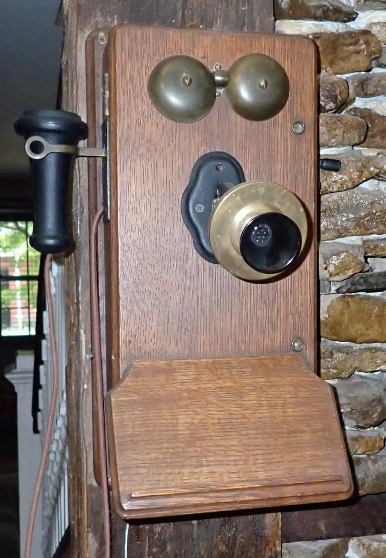 Oak Wall Telephone (1 of 7)