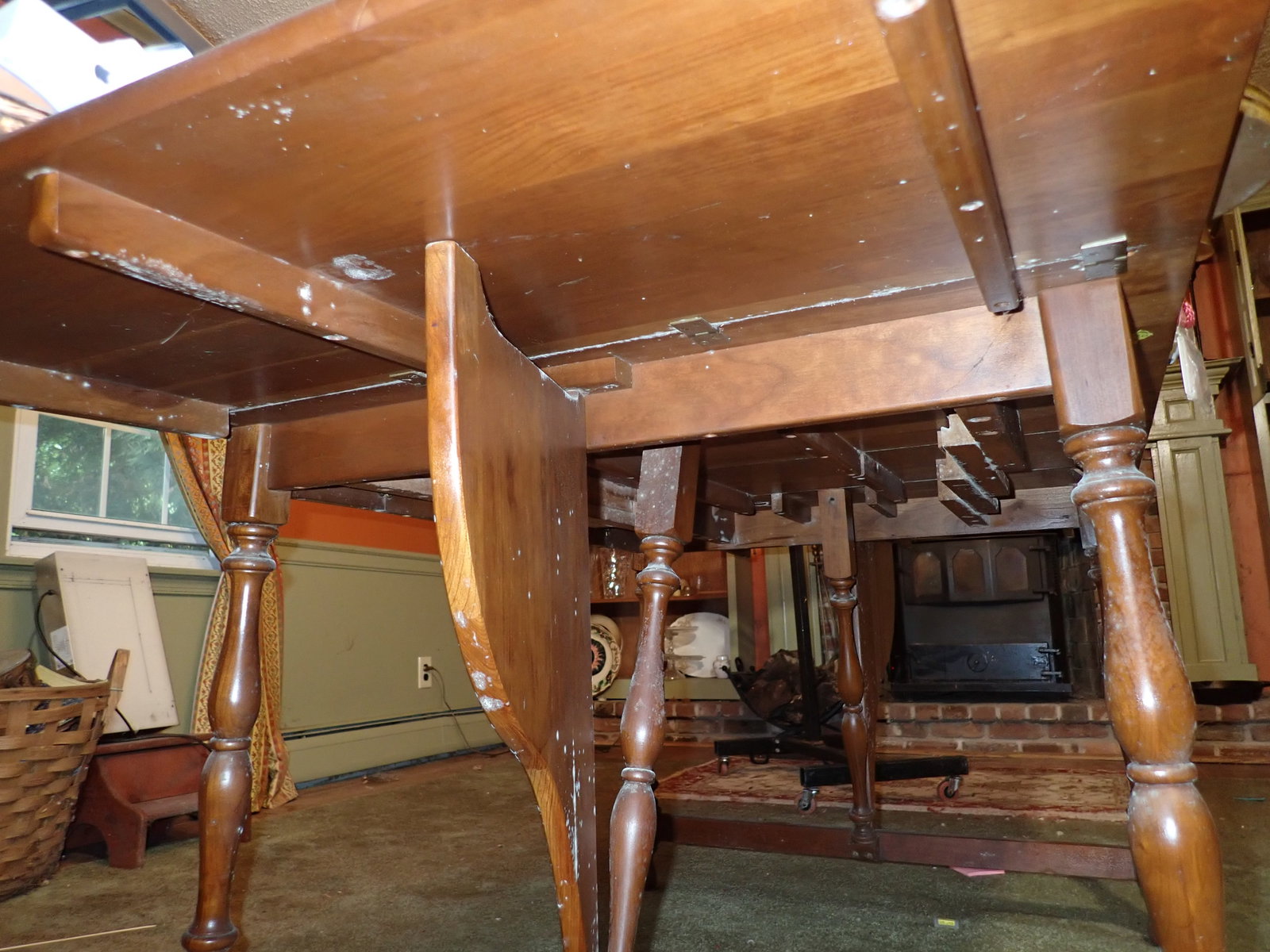 Drop Leaf Extension Dining Room Table - 5